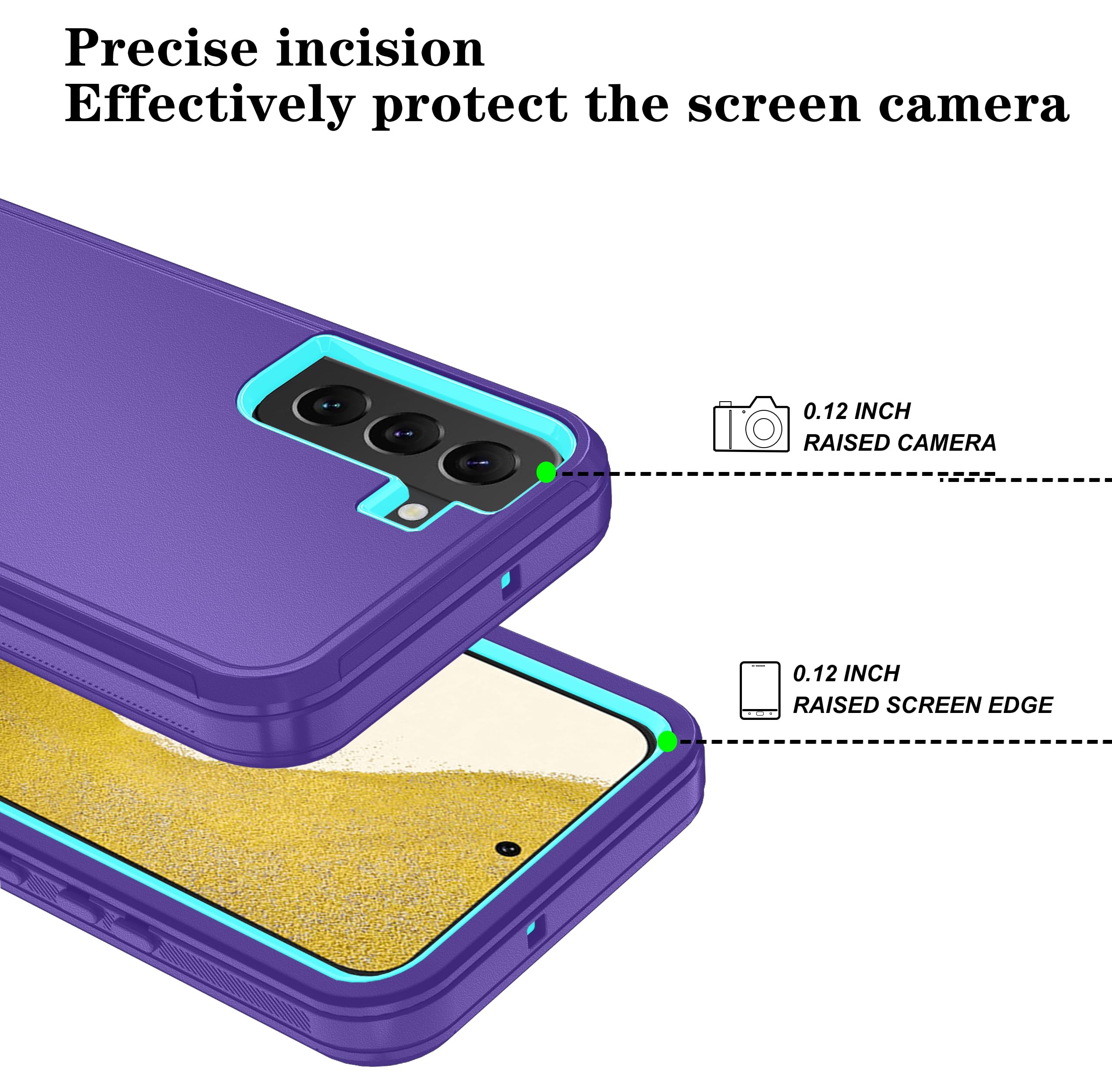 ONOLA Heavy Duty Shockproof Phone Case for Samsung Galaxy S21 6.2