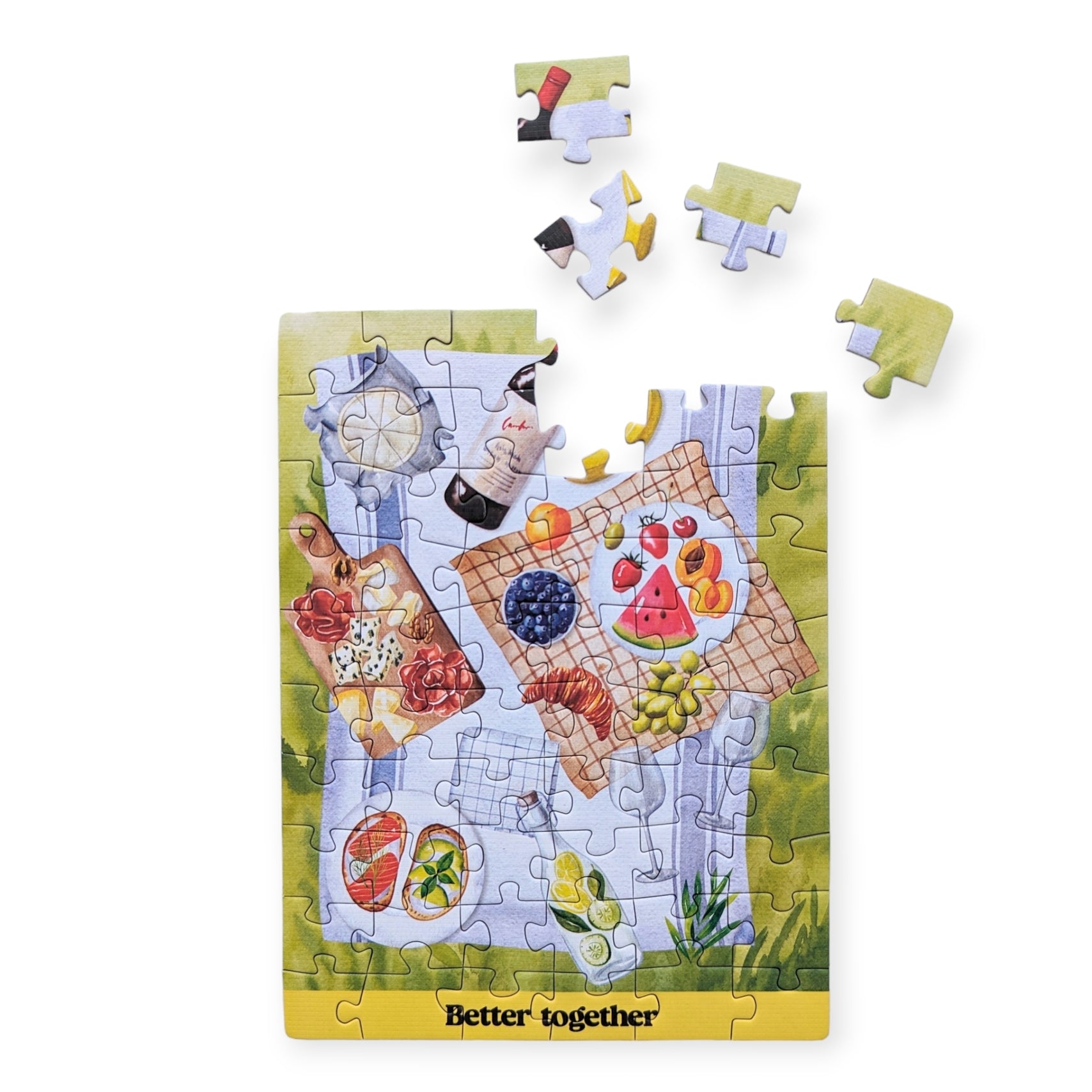Better Together Postcard | 60 Piece Jigsaw Puzzle for Adults & Kids - Perfect for Family Game Night, Classroom Activities & Birthday Gifts