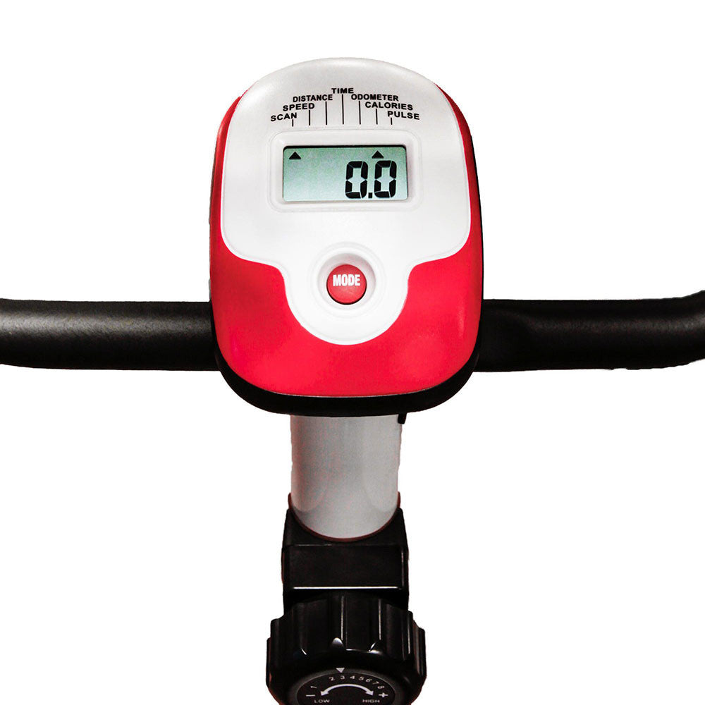 Marcy Upright Exercise Bike NS-908U - Home Gym Cardio Equipment for Indoor Cycling Workouts | Perfect for Small Spaces & Apartment Fitness