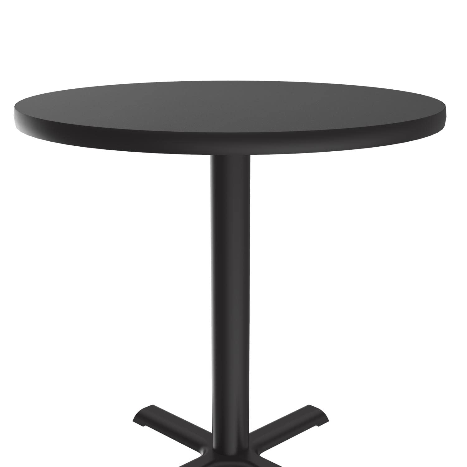 BXT24R-07 Adjustable Height Commercial Table - Heavy Duty High Pressure Laminate Top for Cafes, Breakrooms & Office Use - Perfect for Dining, Meetings & Workspaces