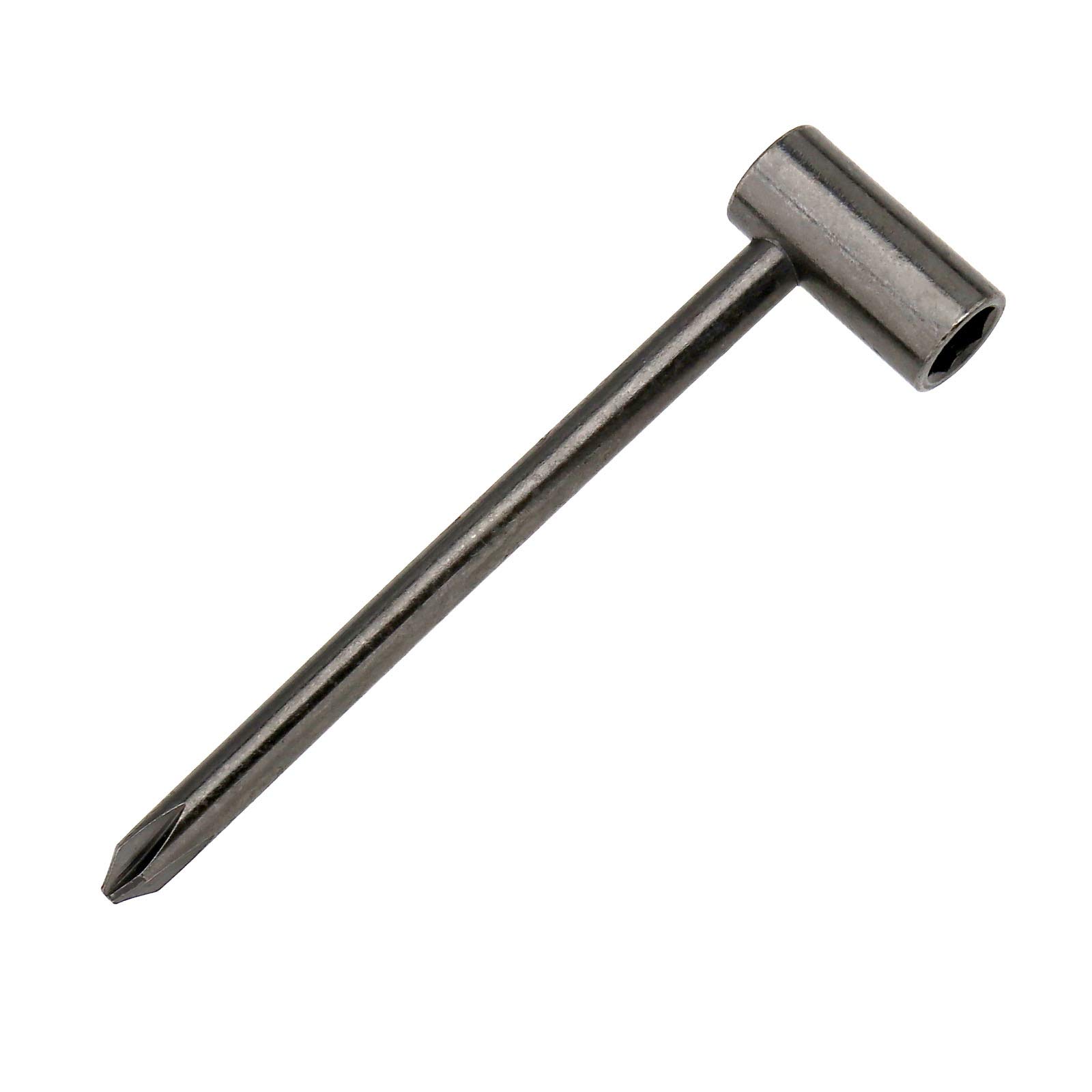 SING F LTD Electric Guitar Truss Rod Wrench Tool - Metal Construction, Black Finish - Perfect for Guitar Setup, Maintenance & Adjustments (Outer Diameter & Length Specified)