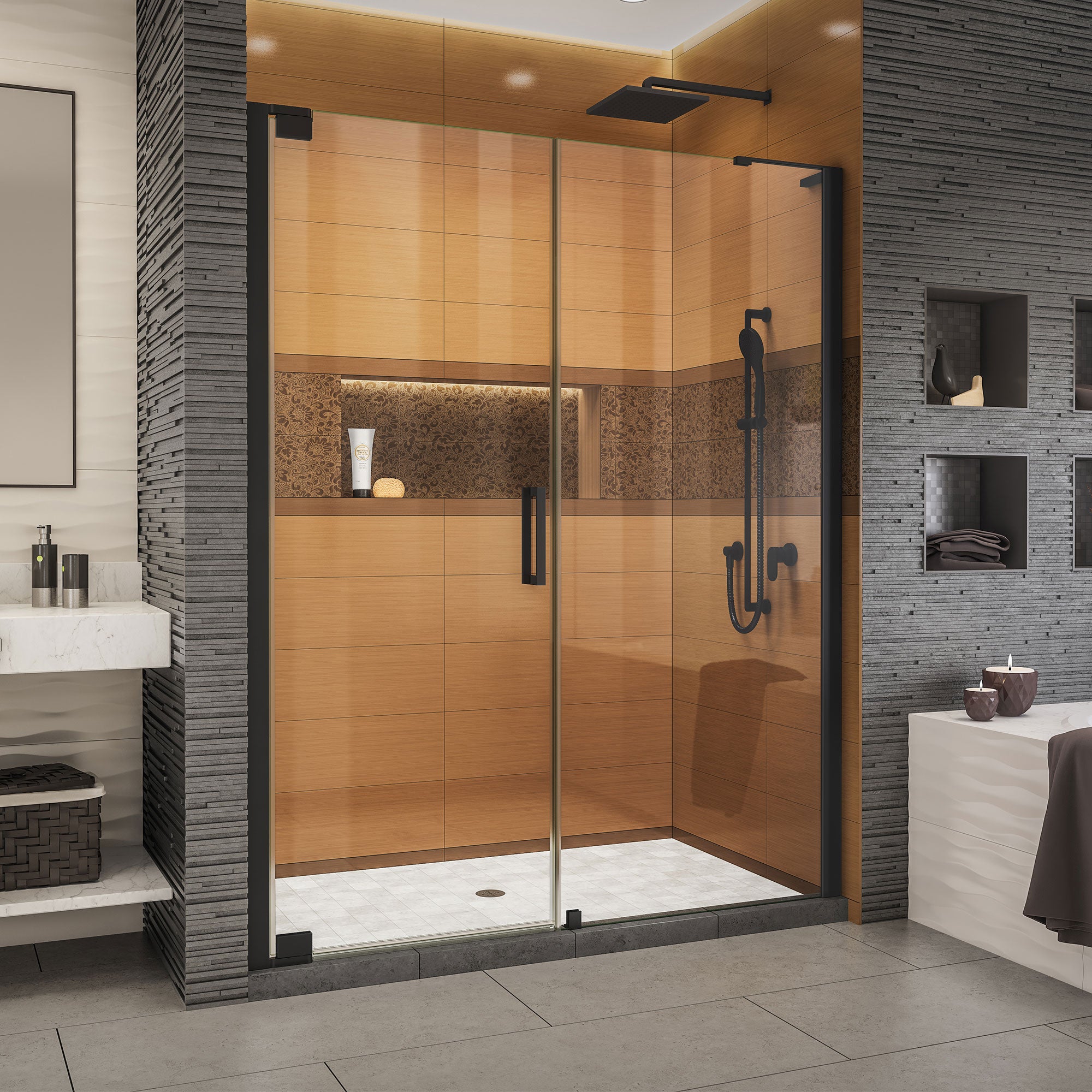 DreamLine Elegance LS Frameless Pivot Shower Door 60.25