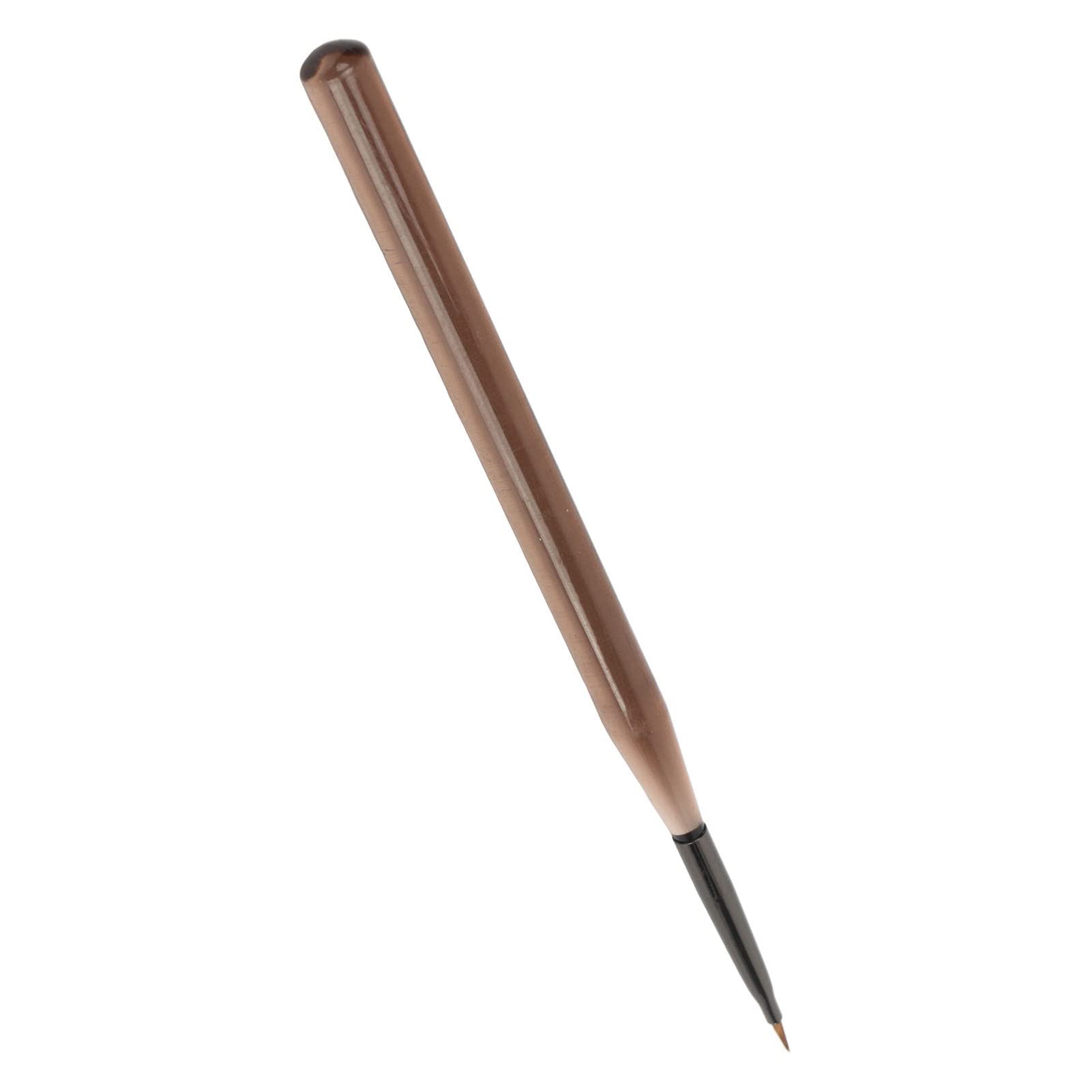 Professional Gel Nail Polish Brush with Copper Tube & Nylon Bristles - Petal Painting Brush for Manicure, Nail Art Design & Sculpting | Perfect for Salon, Home DIY & Professional Nail Artists