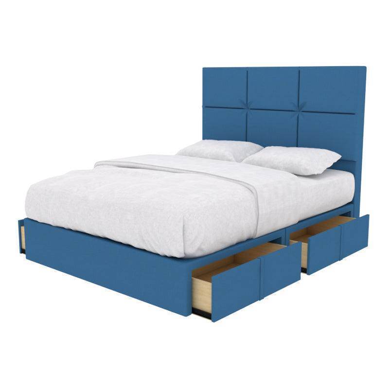 Jarvis Fabric Drawer Bed Frame with Storage - Pet Friendly & Durable Bed Base - Perfect for Small Spaces, Dorms & Guest Rooms