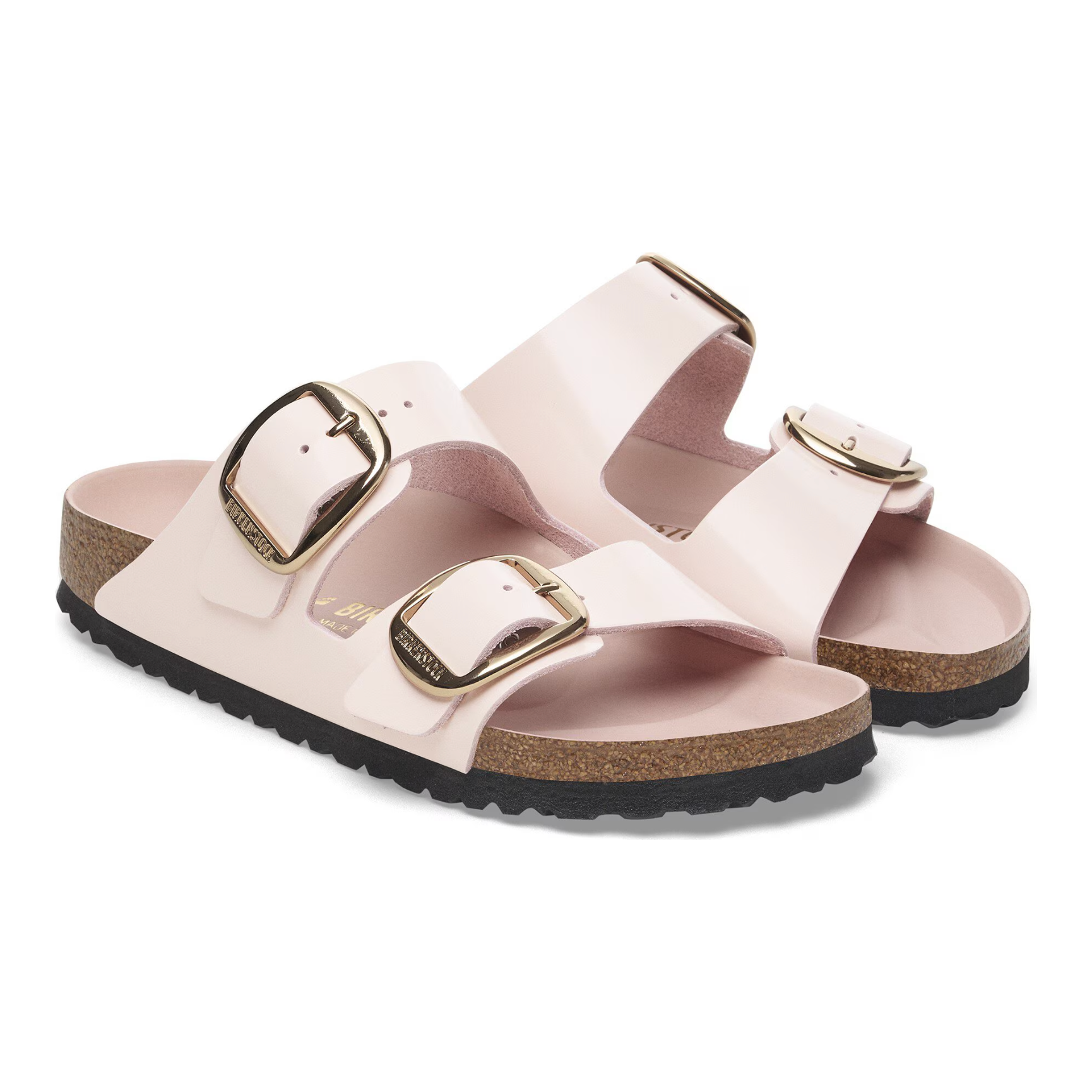 Birkenstock Arizona Big Buckle Sandals - Genuine Natural Leather Patent - Comfortable Unisex Footwear for Walking, Travel & Everyday Wear
