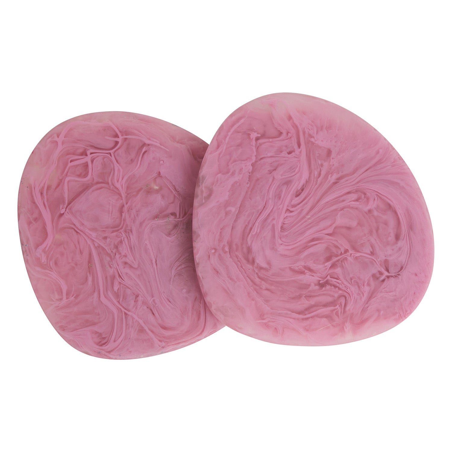 Fenella Coasters Set of 2 - Premium Fuchsia Drink Coasters for Coffee Tables, Bars & Home Decor