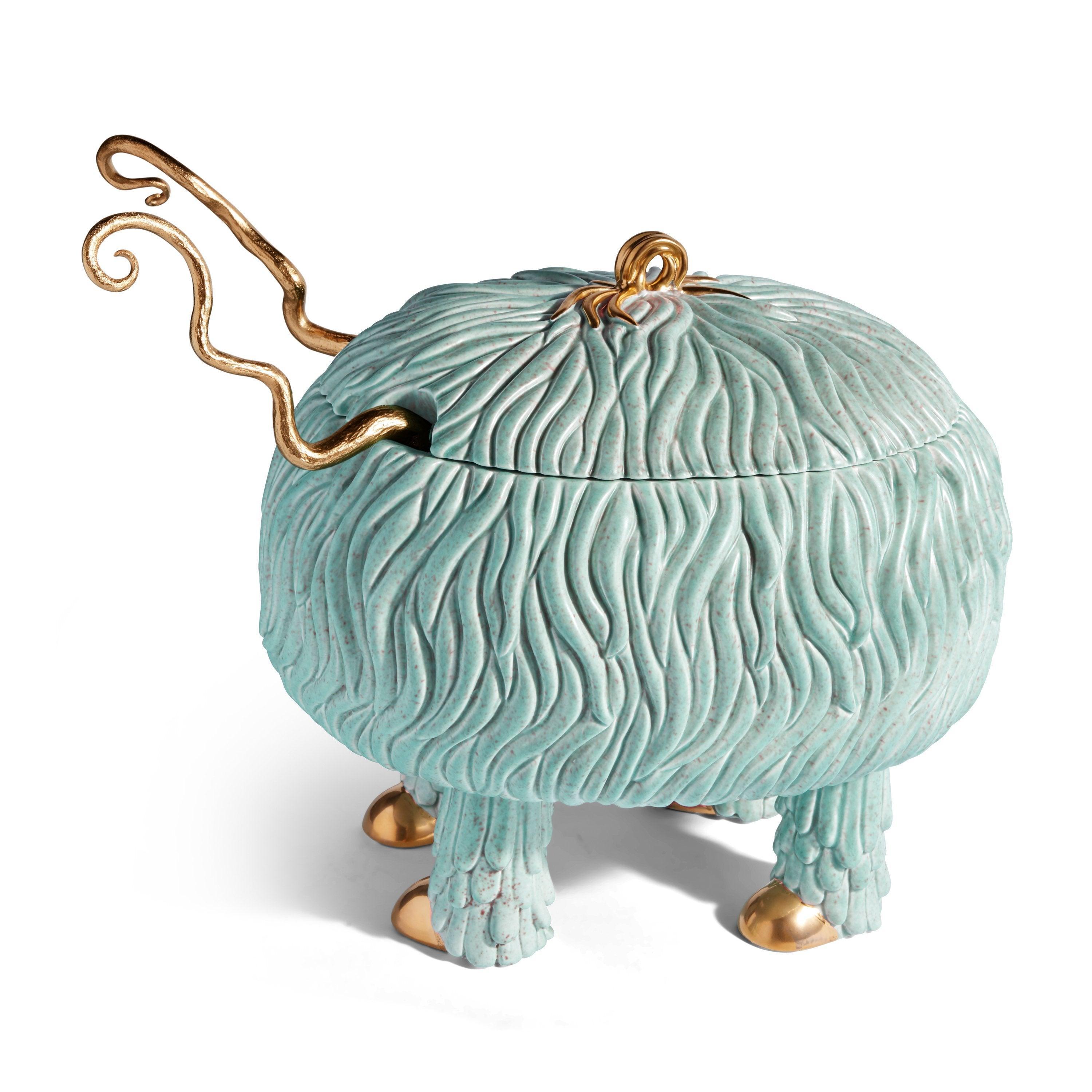 Haas Fox Salad Monster Serving Bowl - Fun Halloween Party Bowl for Kids & Adults - Perfect for Halloween Decorations, Themed Parties & Spooky Dinnerware