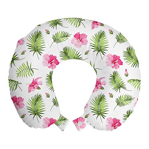 Green Pink and White