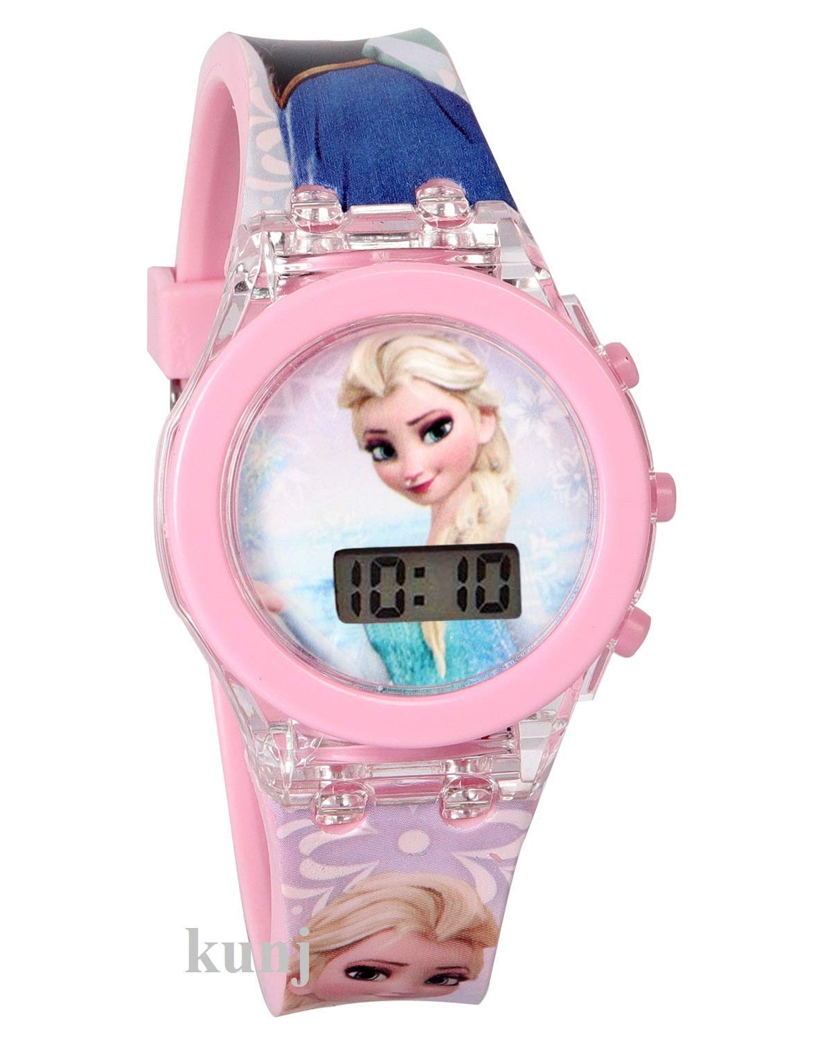 Glowing Light Watch for Girls & Kids - Digital LED Wristwatch with Night Light - Perfect for Bedtime, Sleepovers & Nighttime Activities