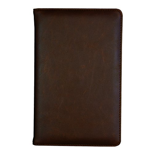 Vintage Refillable Notebook with Soft Padded Cover - 240 Pages, Brown, 5.25 x 8.25 Inch - Perfect for Journaling, Note Taking, and Gift Giving