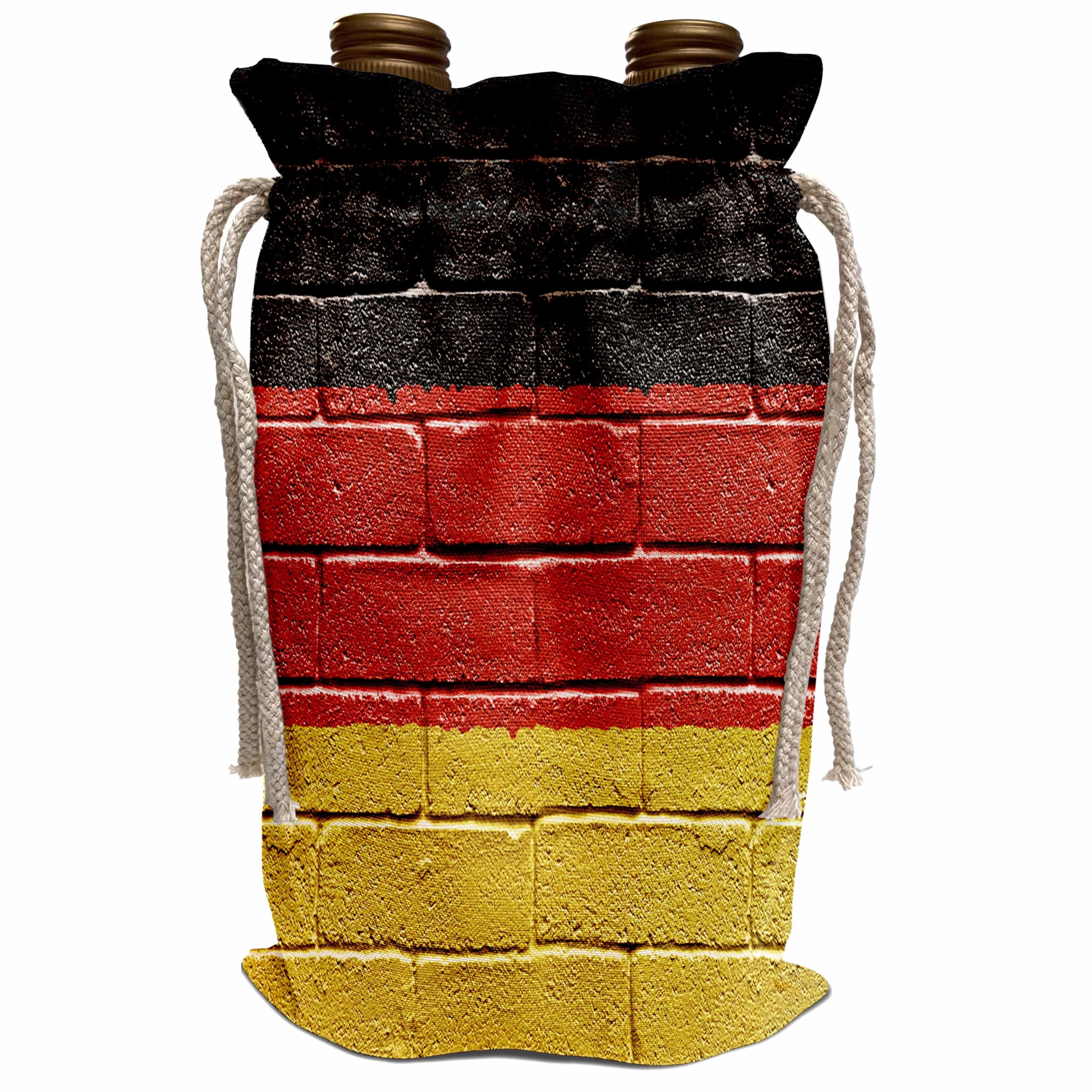 German Flag Wine Bag - Durable & Stylish Wine Carrier with Germany National Flag Design - Perfect for Parties, Gifts & Travel Accessories