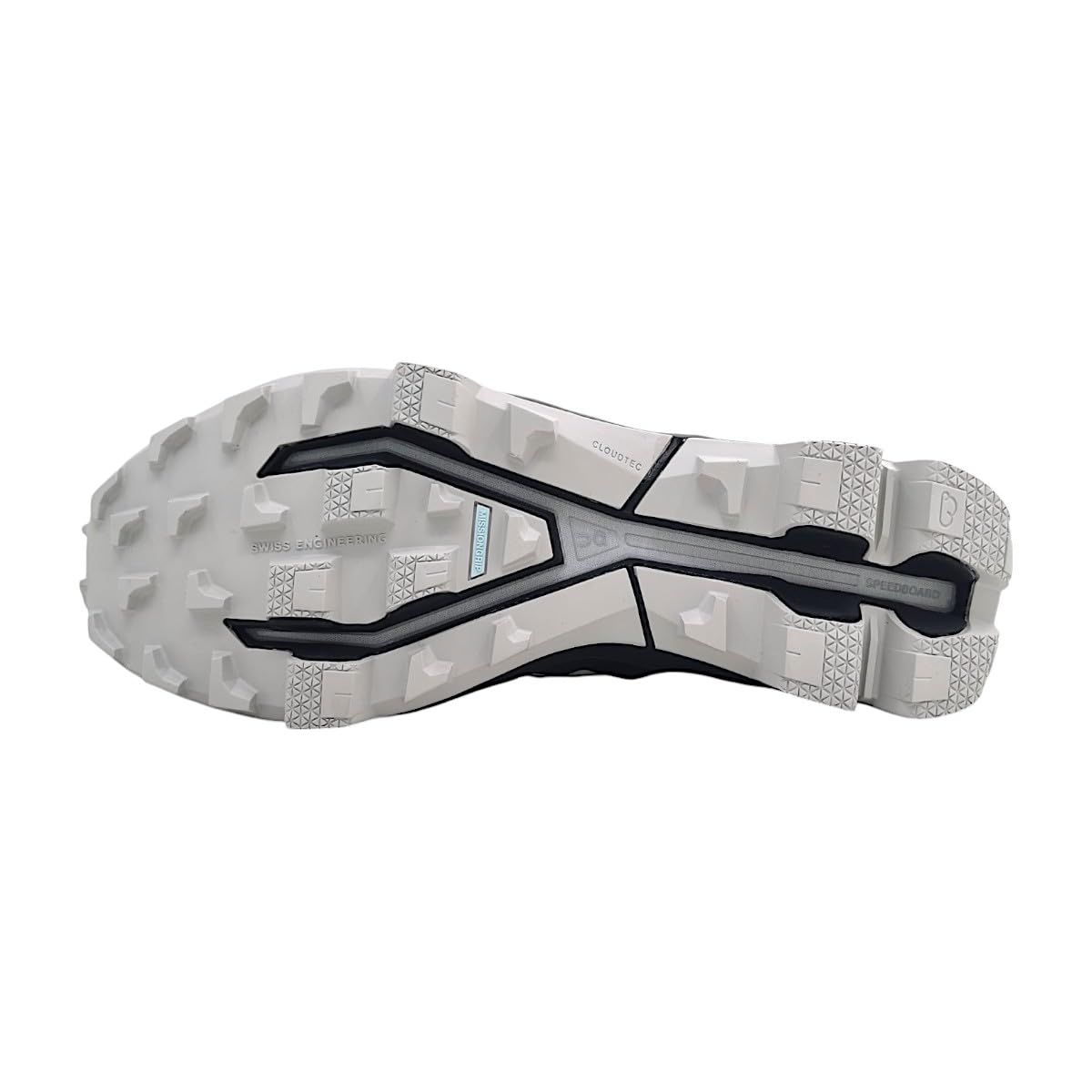 Men's On Running Cloudventure Peak Trail Running Shoes - White/Black - Lightweight & Durable for Hiking, Jogging & Outdoor Adventures