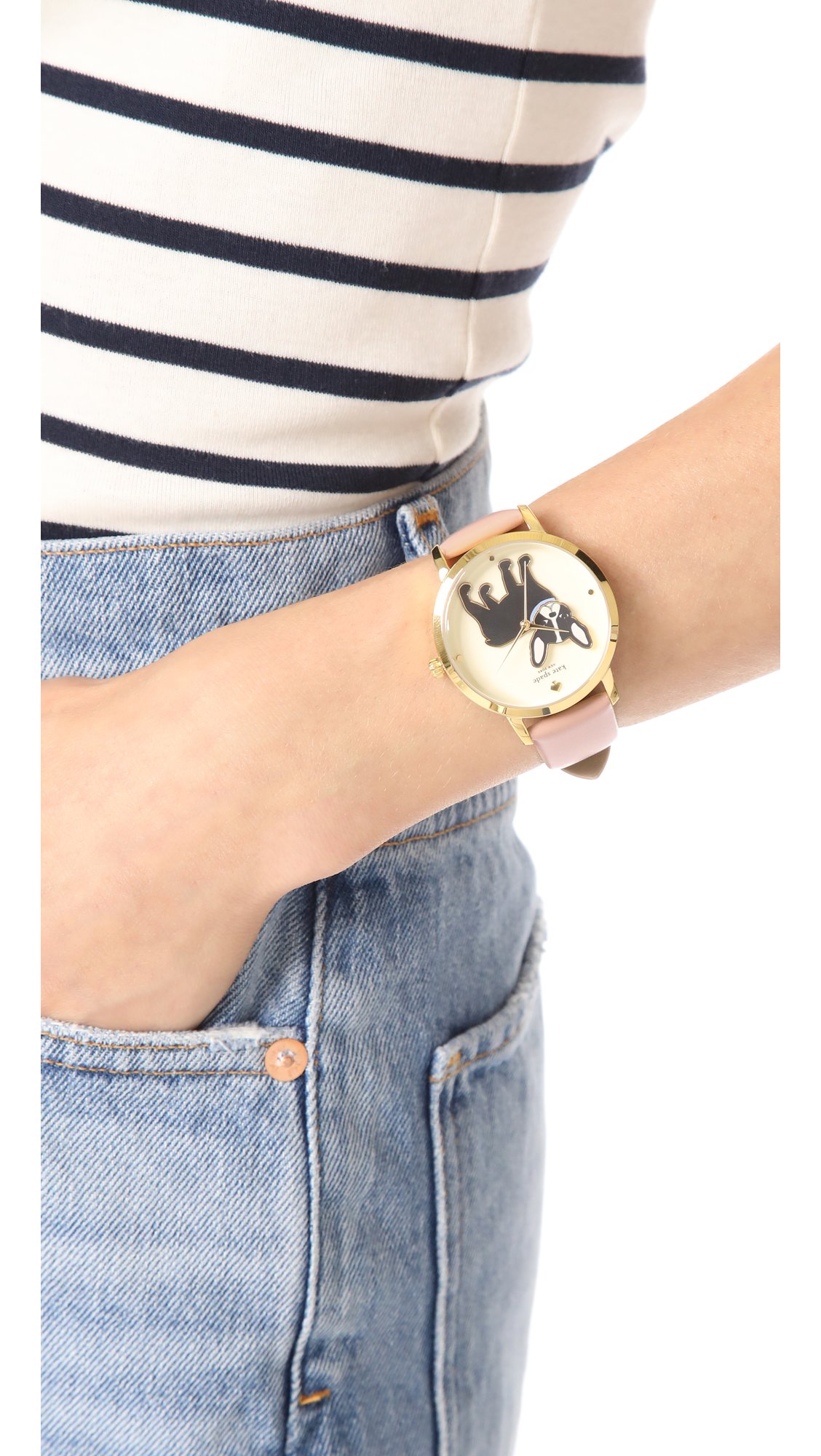 Kate Spade New York Metro Women's Watch - Stainless Steel Bracelet or Leather Band, Fashionable & Elegant Timepiece for Women | Perfect for Office, Date Night & Everyday Wear