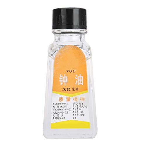 Slow-Evaporating Watch Oil 30ml - Durable Watch Lubricant for Watchmakers & Repairers - Perfect for Watch Maintenance