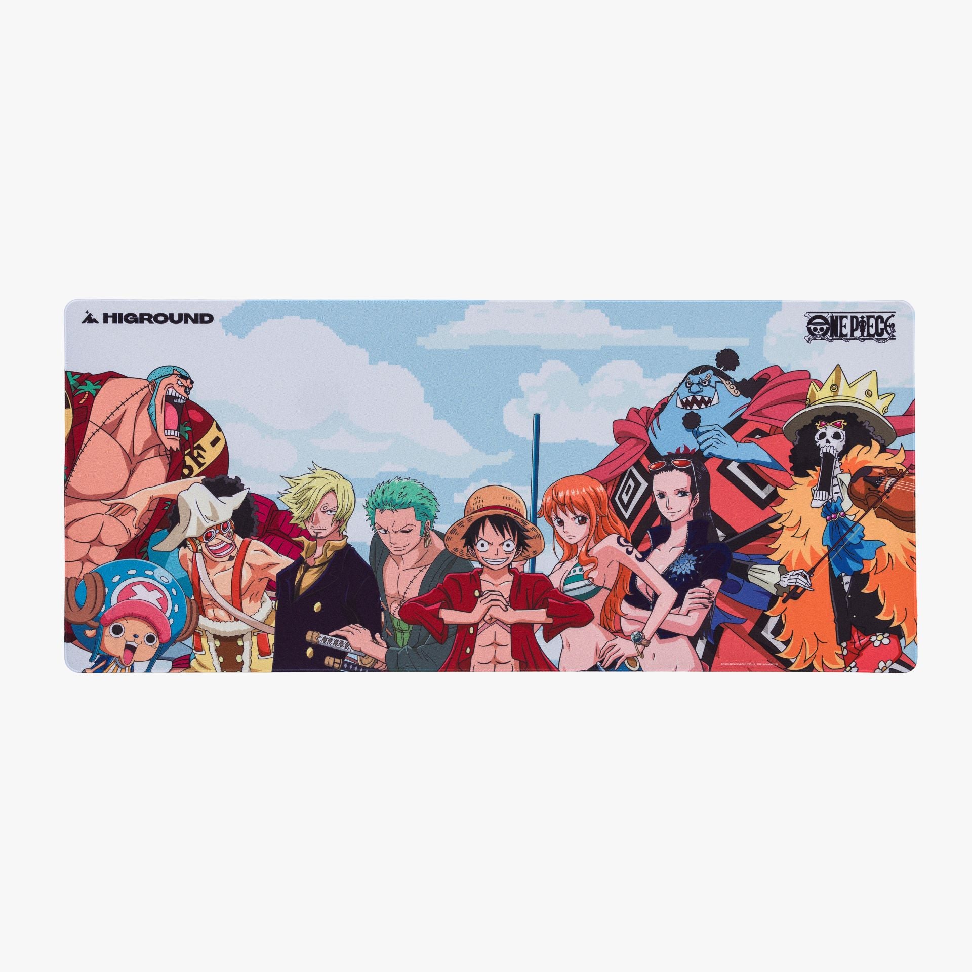One Piece x HG Large Mousepad - Straw Hat Crew Anime Gaming Mouse Pad for PC & Laptop - Perfect for Anime Fans & Gamers