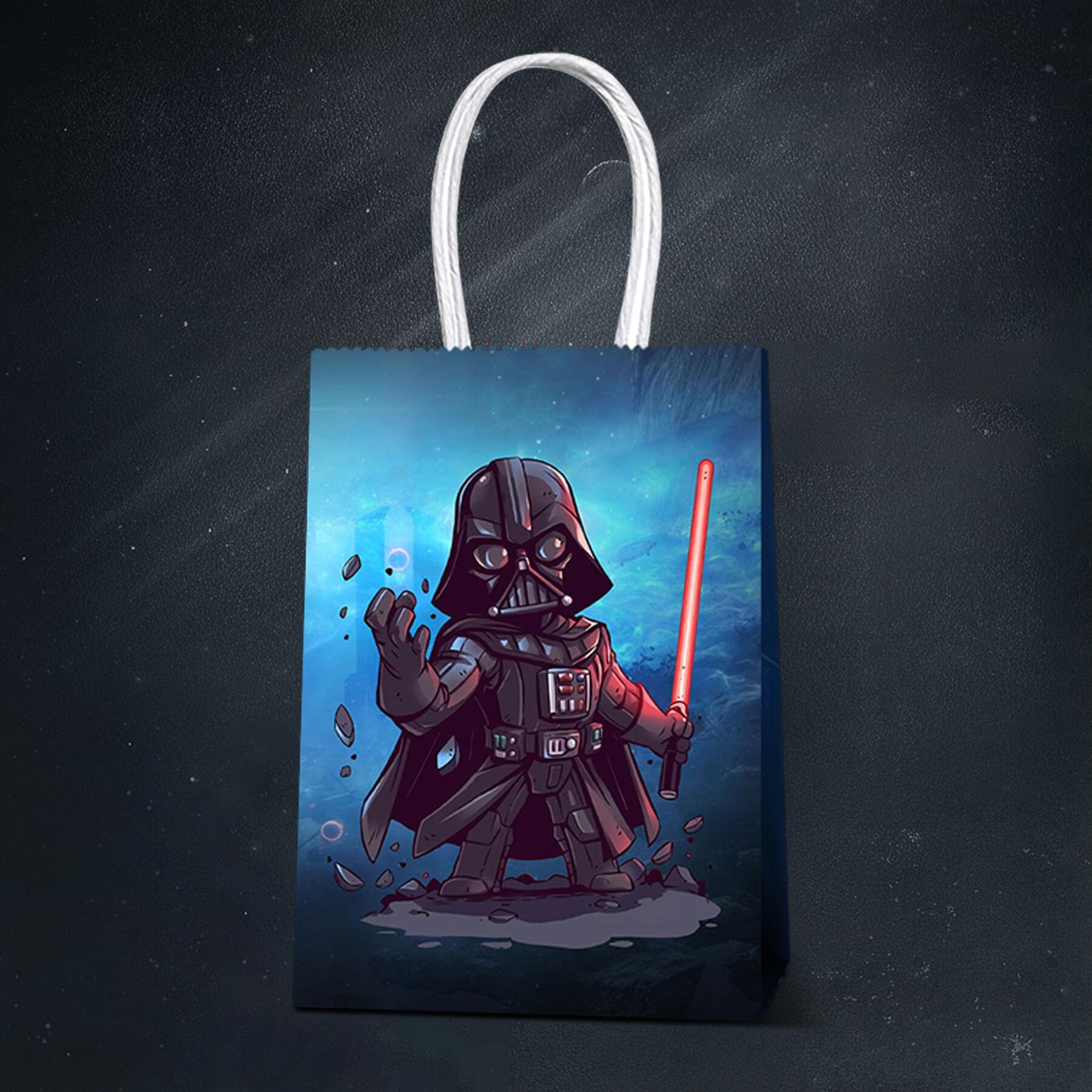 16-Piece Mandalorian Yoda Themed Birthday Party Decorations Set - Includes Gift Bags & Party Supplies for Star Wars Fans | Perfect for Kids Birthday Parties, Baby Showers & Themed Events