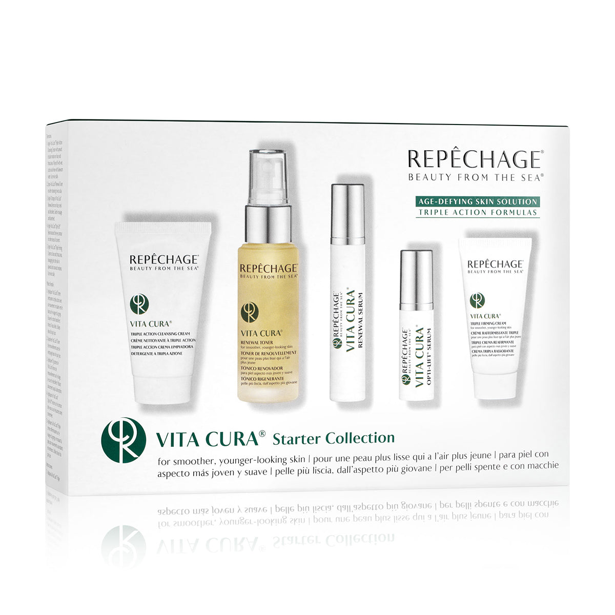 Vita Cura® Starter Collection - Essential Skincare Set for Daily Hydration & Anti-Aging | Perfect for Morning & Night Routine, Travel & Gifting