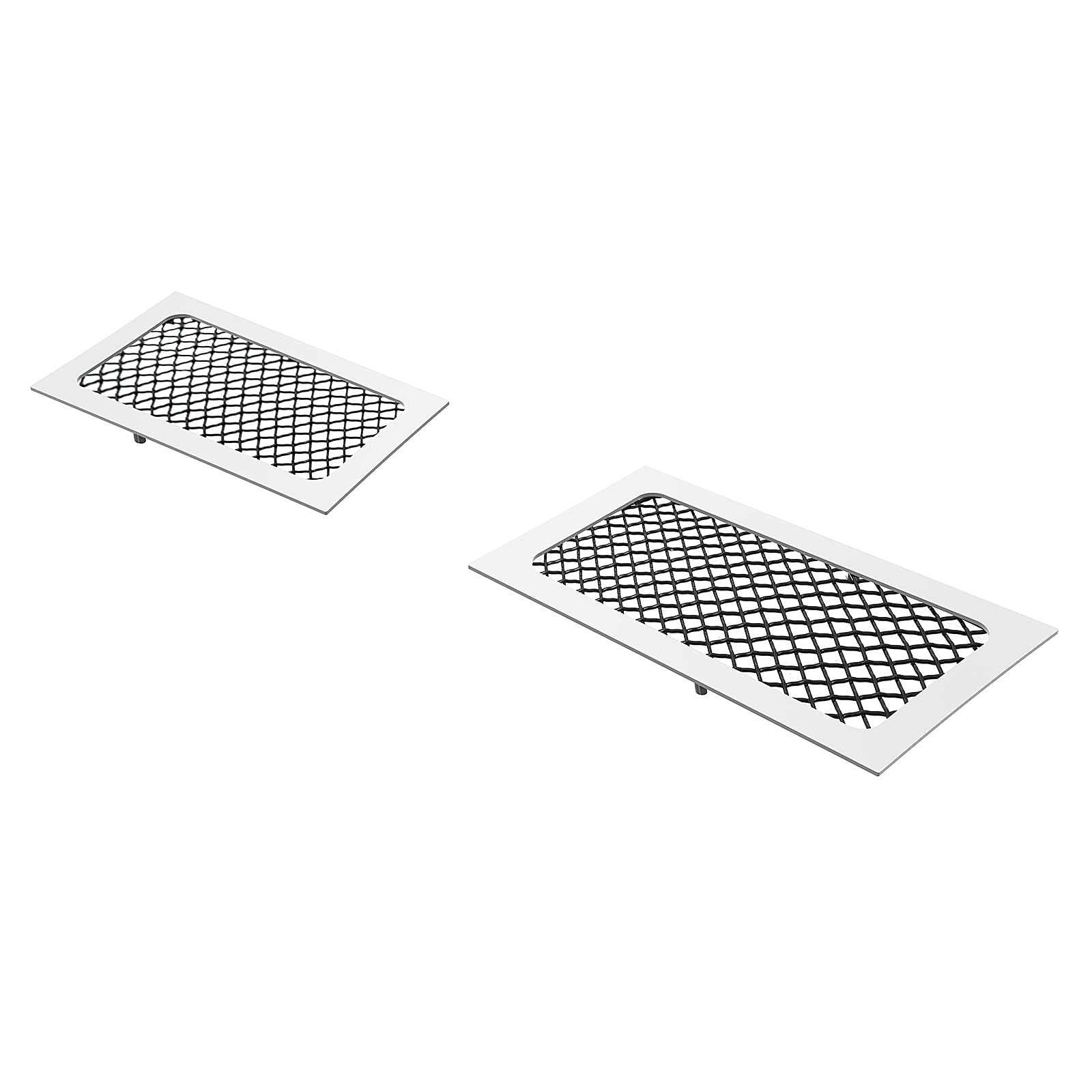 APS Compatible with Cadillac Escalade 2007-2014 Stainless Steel Silver Mesh Front Grill Grille Insert S18-C28467A - Upgrade Your Vehicle's Style for Off-Road Adventures & Car Shows