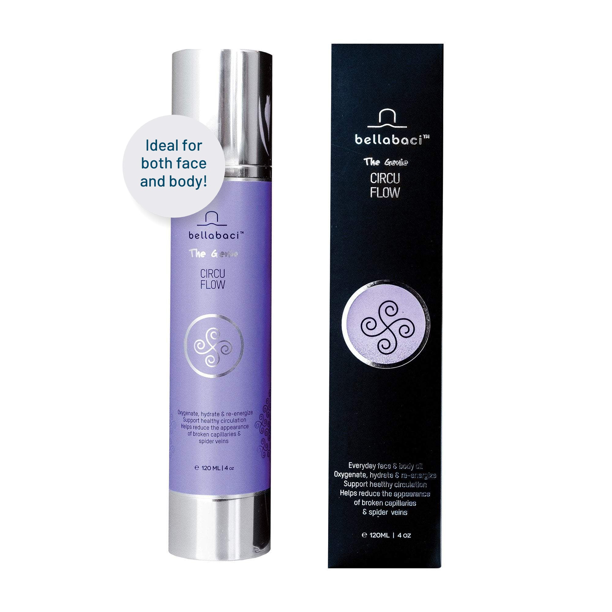 Bellabaci CircuFlow Genie Wellness Gel - 4 fl oz | Buy 2 Get 1 Free | Muscle Relaxation & Circulation Boost for Post-Workout Recovery & Spa Treatments