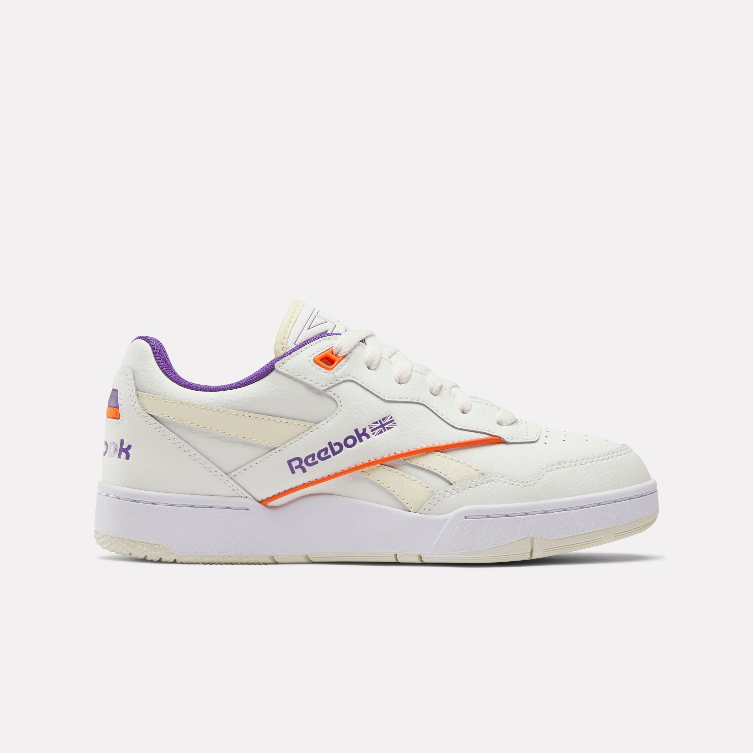 BB 4000 II Basketball Shoes - Chalk/White/Dynamic Purple - High-Performance Court Sneakers for Men & Women - Perfect for Indoor & Outdoor Basketball Games, Training, and Streetwear Fashion