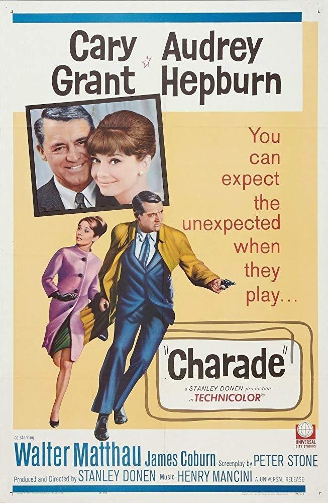 Charade (1963) - Audrey Hepburn & Cary Grant Classic Comedy Mystery Romance Film | Perfect for Movie Nights & Vintage Cinema Lovers