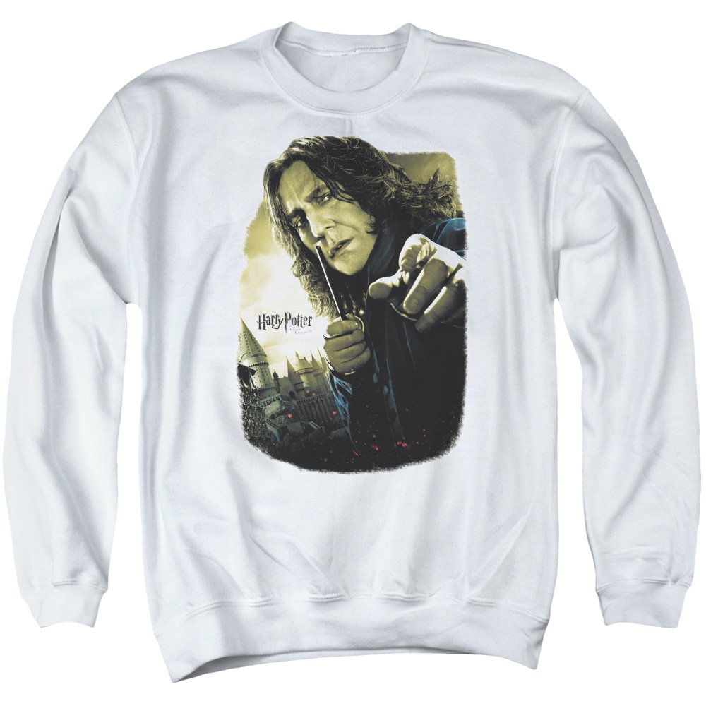 Harry Potter Snape Poster Sweatshirt - Unisex Adult Crewneck Pullover for Men & Women | Perfect for Cosplay, Halloween, and Potterhead Gifts