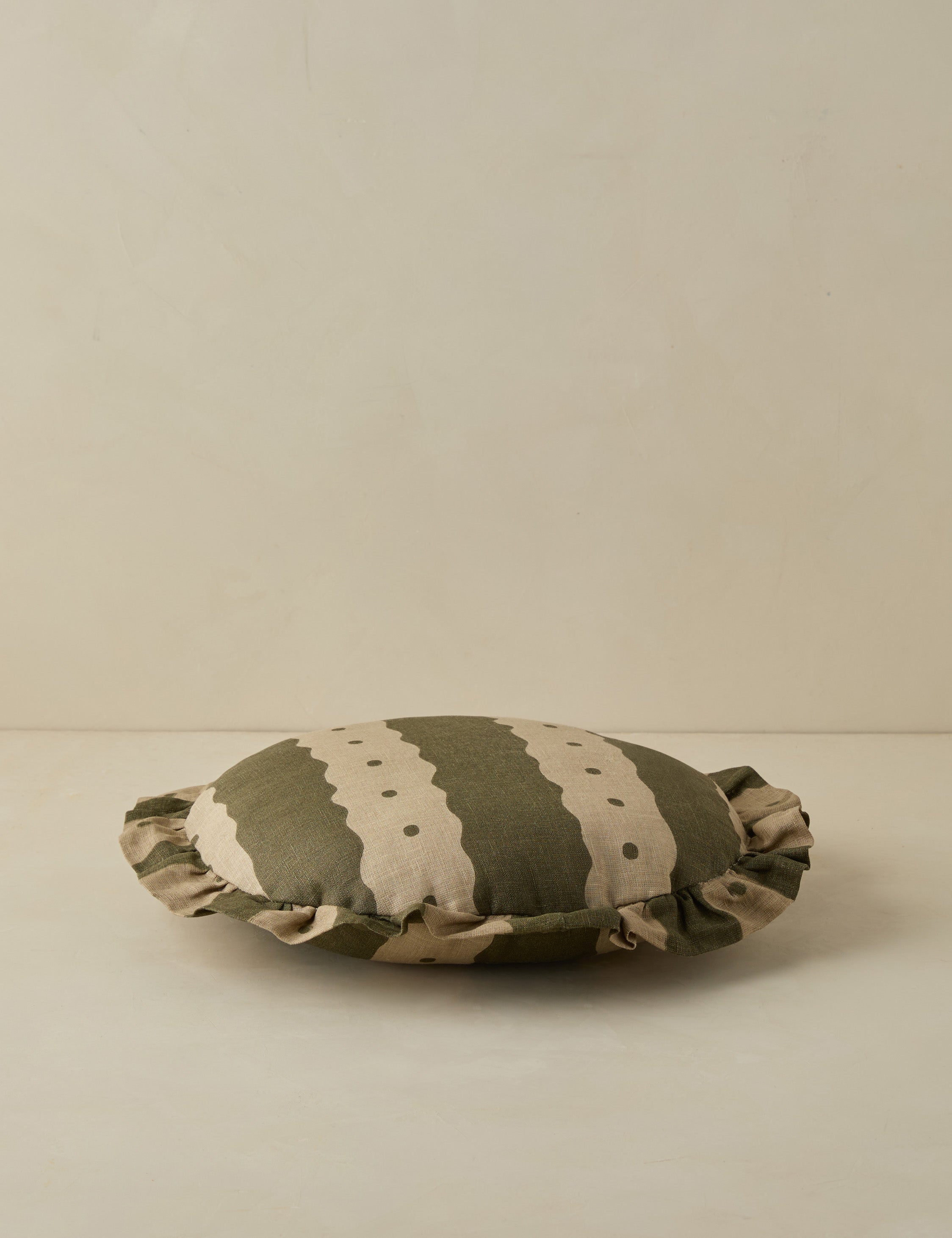 Sarah Sherman Samuel Dotti Linen Pillow - Organic Cotton Throw Pillow Cover for Sofa, Bed & Home Decor - Boho Chic Living Room & Bedroom Accent Cushion