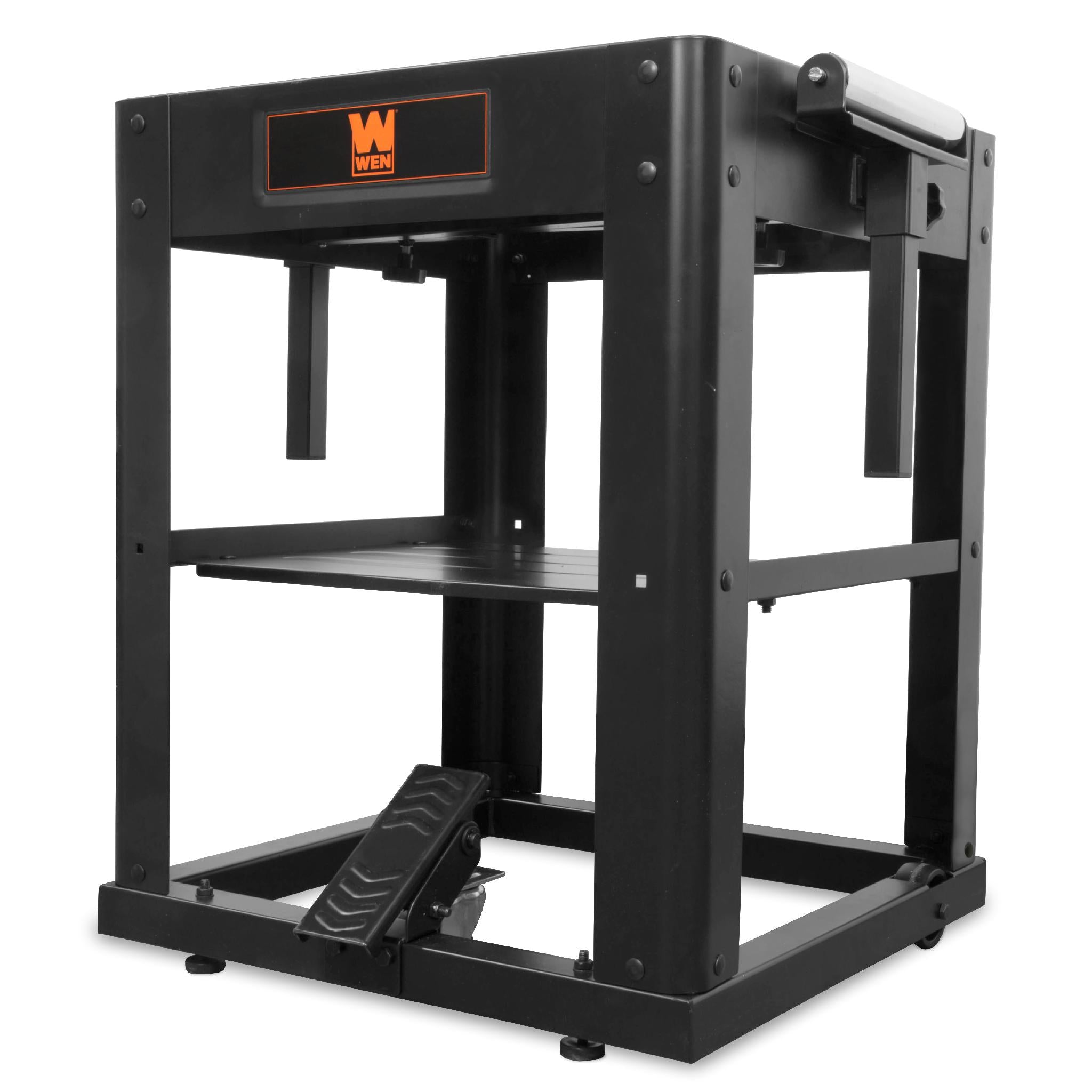 WEN MSA658T Multi-Purpose Rolling Planer & Miter Saw Stand with Extension Rollers - Portable Workbench for Woodworking, DIY Projects, and Jobsite Use