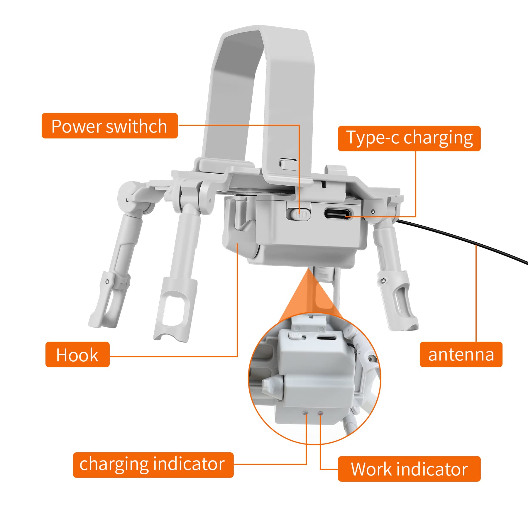 DJI Mini 3 Pro Drone Airdrop Launcher - Air Release Accessory for Aerial Delivery | Perfect for Wedding Ring Drops, Surprise Gifts & Search & Rescue Operations
