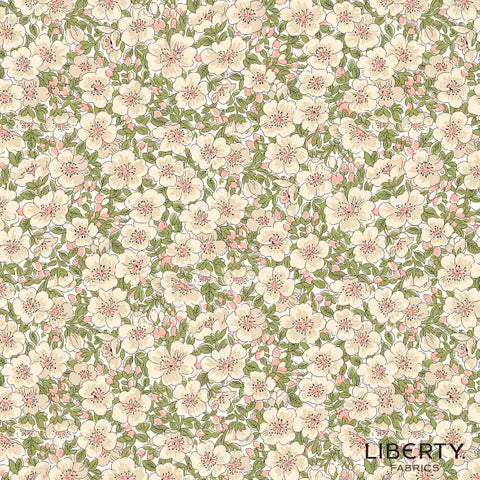 Liberty Tree of Life Woodland Pastels Fabric - L01667375C Dina Blossom Design for Quilting, Home Decor & DIY Craft Projects