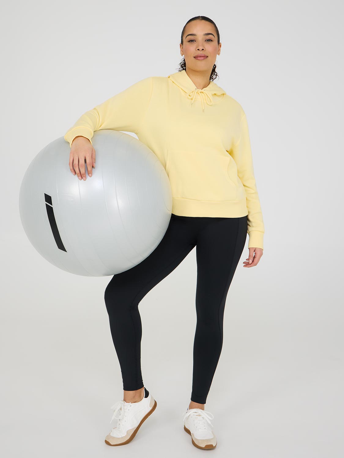 High Waist Leggings with Side Shirring - Stretchy Workout Yoga Pants for Women - Perfect for Gym, Running & Lounge Wear