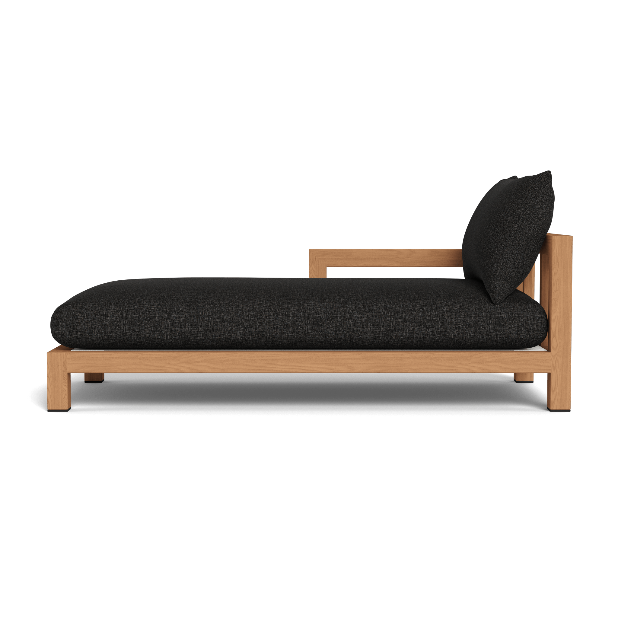 Premium Pacific Teak Chaise Lounge - Outdoor Patio Furniture for Poolside, Beach & Garden Relaxation - Weather-Resistant & Durable Teak Wood Design