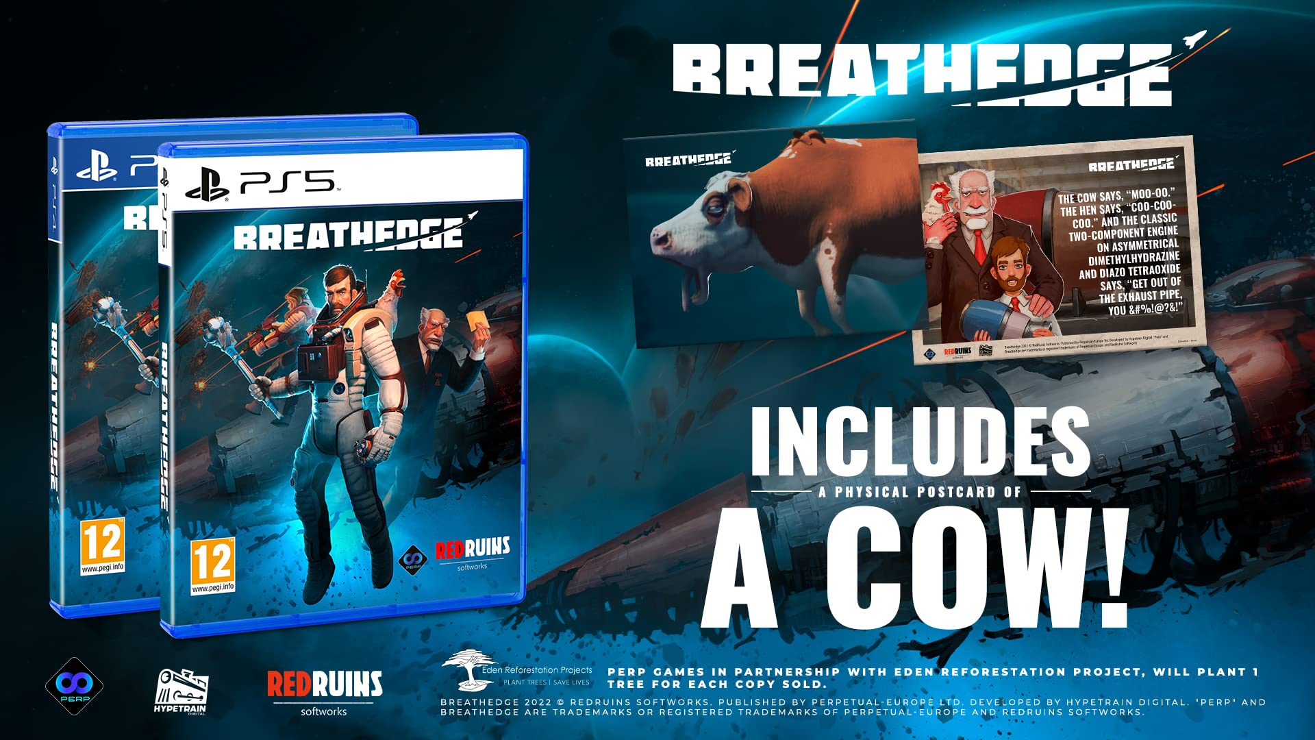 Breathedge - Space Survival Game for PlayStation 5 | Sci-Fi Adventure with Base Building & Crafting | Perfect for Fans of Open-World Exploration Games