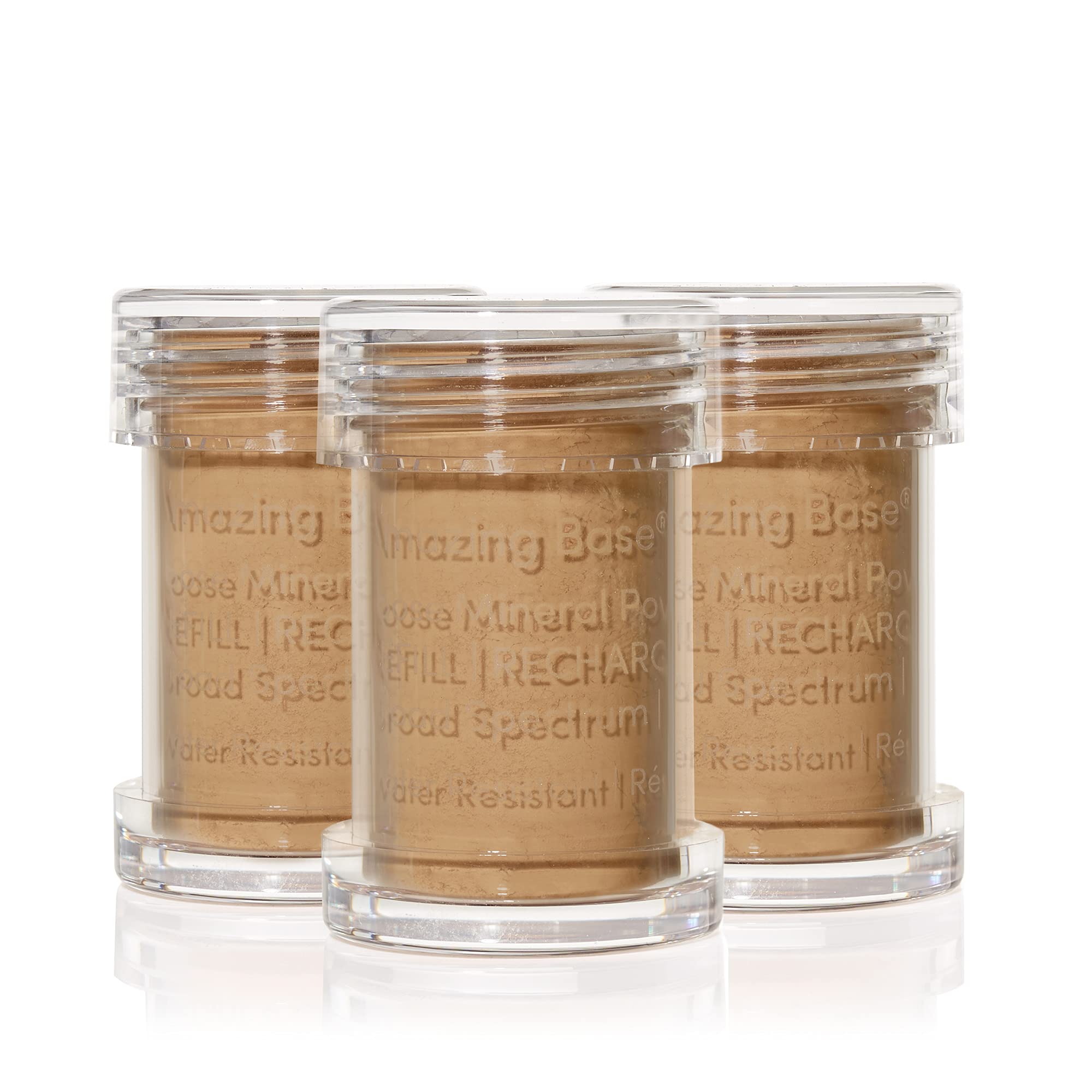 Jane Iredale Amazing Base Loose Mineral Powder - SPF 20 Luminous Foundation | Oil-Free, Talc-Free & Weightless | Vegan & Cruelty-Free Makeup | Perfect for Daily Wear & Sensitive Skin