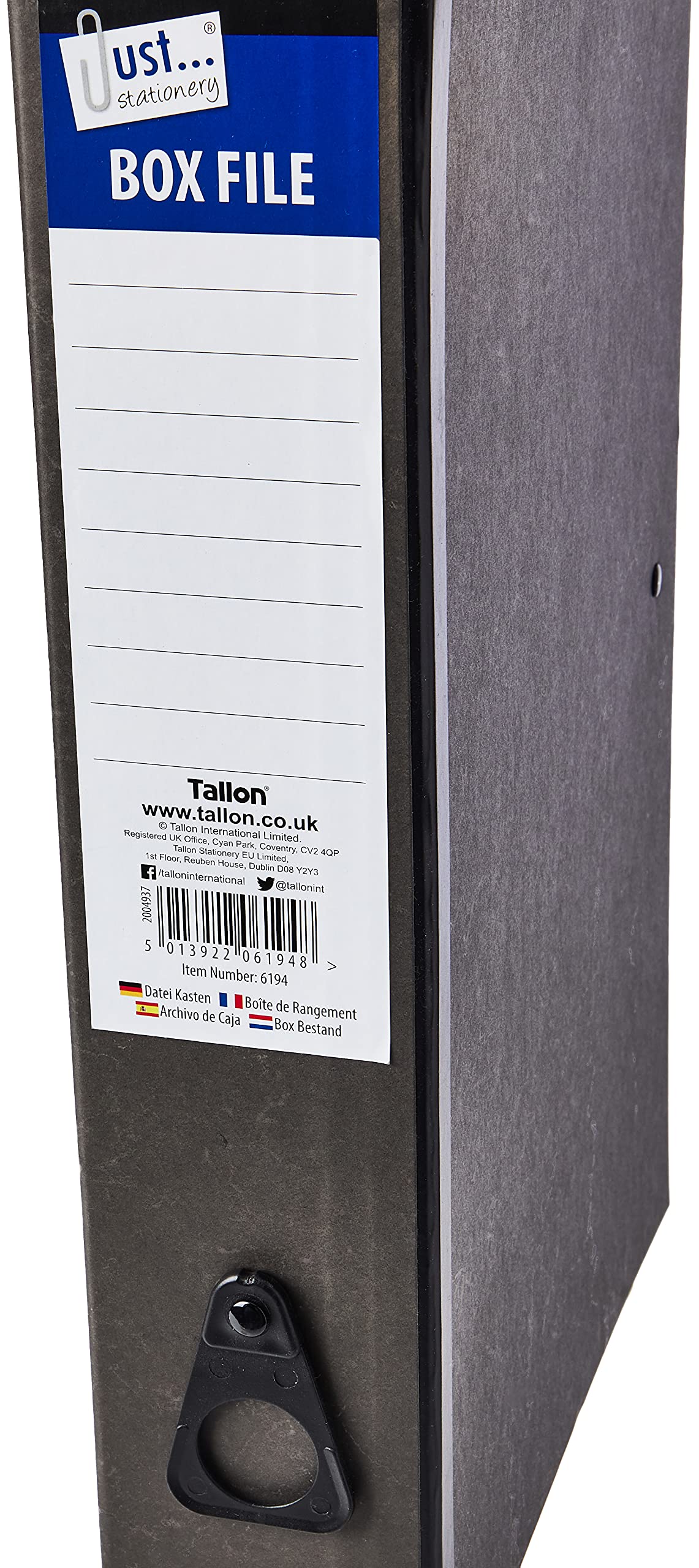 Sturdy Document Box File - Organize & Store Papers Securely - Perfect for Office, Home & School Use