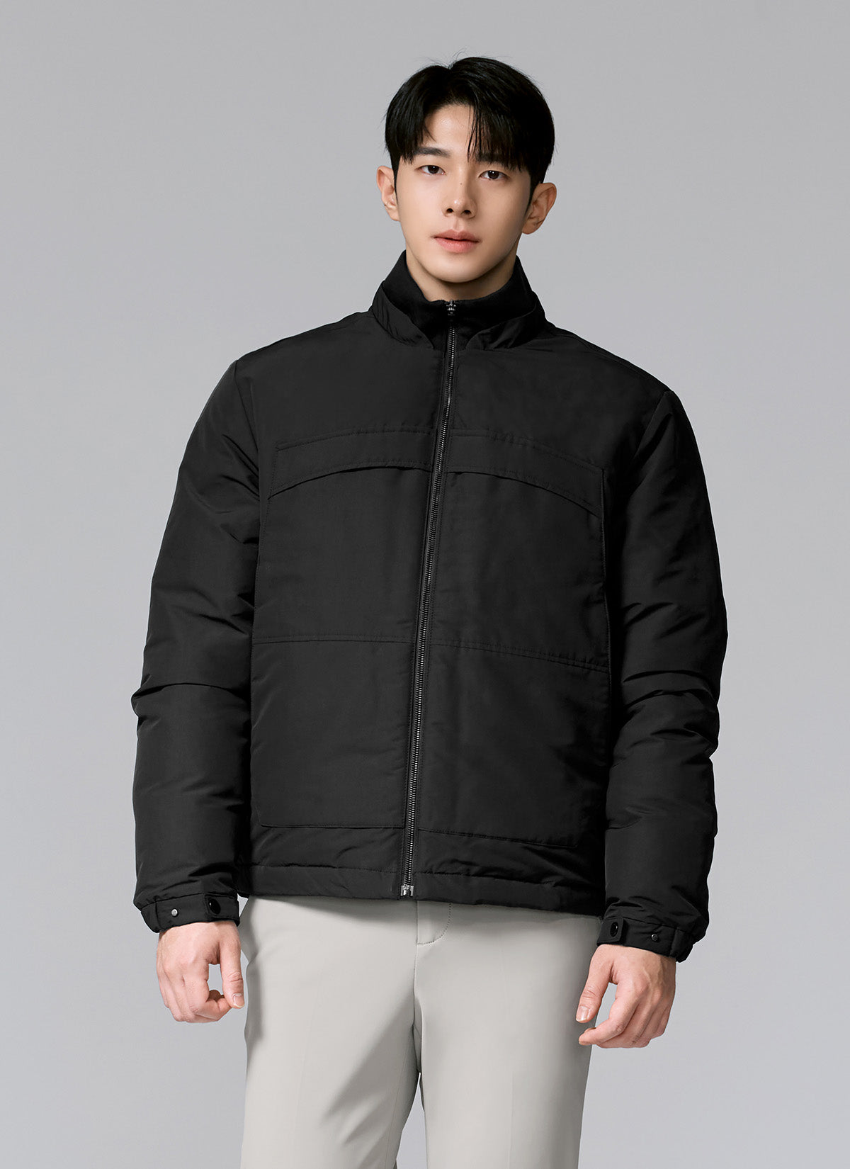 Premium High Neck Goose Down Blouson Jacket - Warm Winter Coat for Women & Men - Perfect for Skiing, Hiking & Cold Weather Outdoor Activities