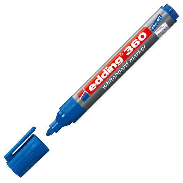 edding 360 Whiteboard Marker - Dry Erase Markers for Whiteboards, Glass & Non-Porous Surfaces - Ideal for Office, Classroom & Home Use