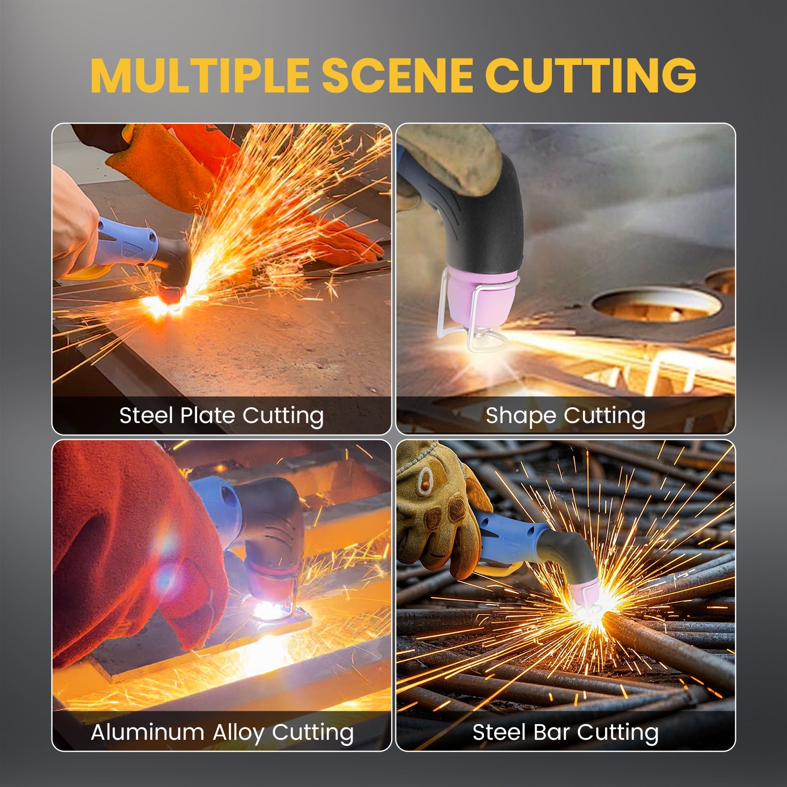 SSIMDER CUT 50 PRO Pilot Arc Plasma Cutter - 50 Amp Air Plasma Cutting Machine for Metal, Steel, Iron | Portable Welding Tool for DIY, Auto Repair & Metal Fabrication | Perfect for Home Workshops & Industrial Use
