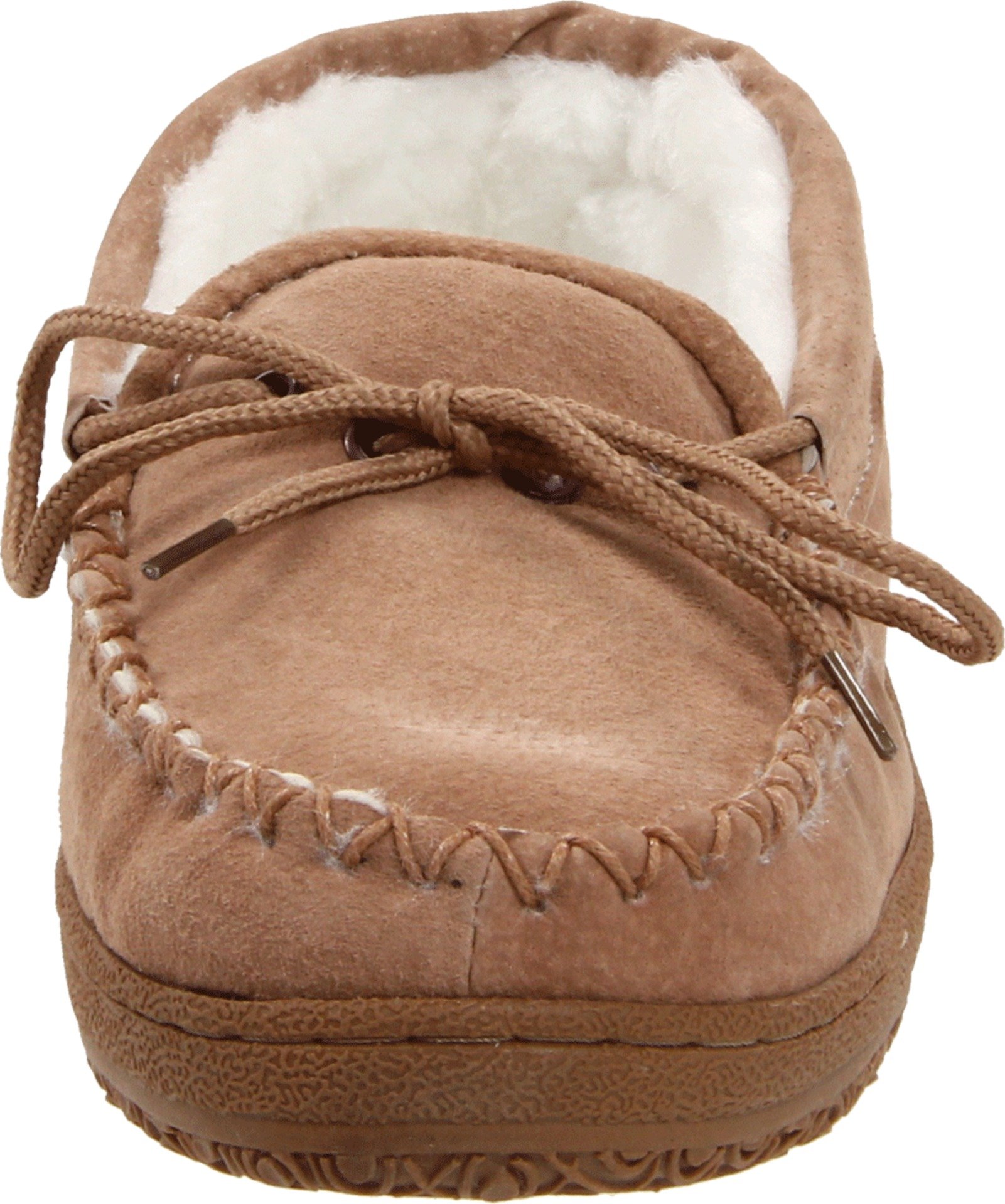 Old Friend Women's Kentucky Moccasin - Comfortable Leather Slip-On Shoes for Casual Outings and Relaxing at Home