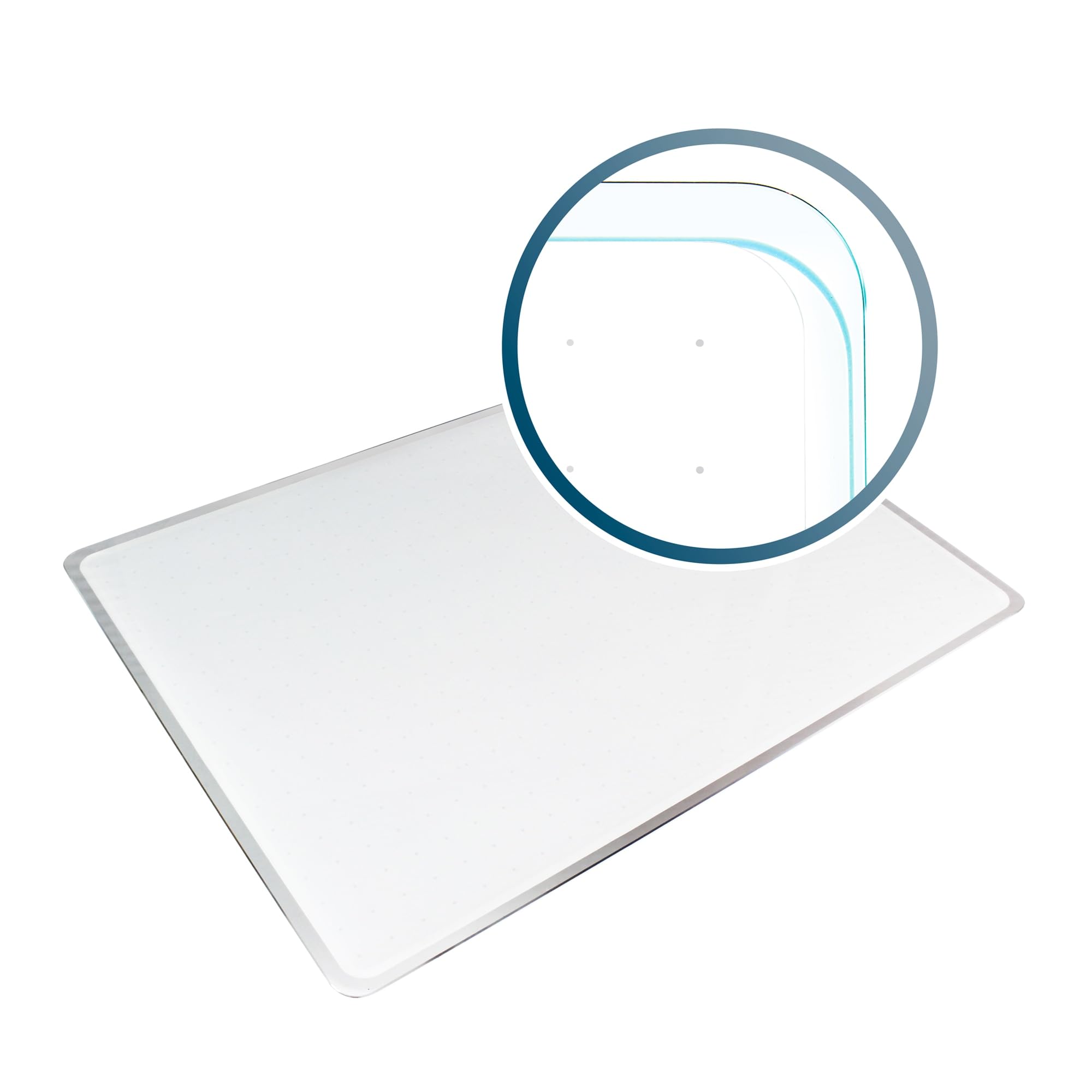 Floortex Viztex Glacier White Dry Erase Board 30x40 Inch - Multi-Purpose Grid Glass Whiteboard for Office, Classroom & Home Use - Perfect for Presentations, Teaching & Planning