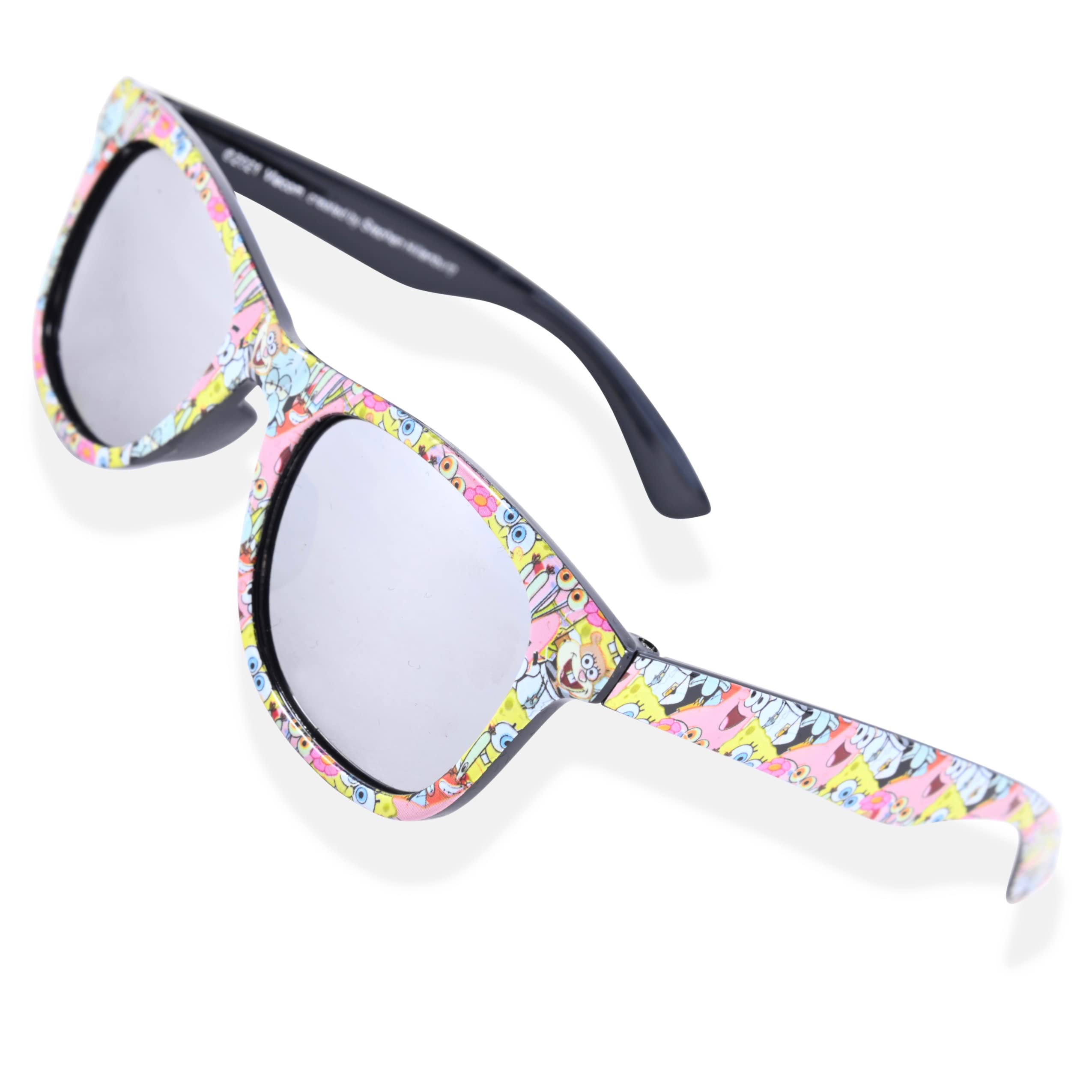 SpongeBob SquarePants Kids Sunglasses for Boys & Girls with Case - UV Protection Sunglasses for Toddlers & Children - Perfect for Beach, Outdoor Play & Summer Activities