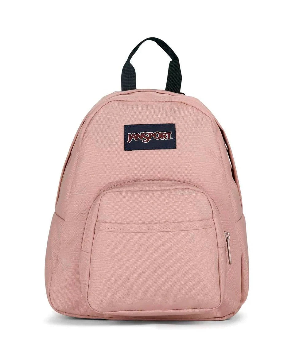 JanSport Half Pint Mini Backpack for Women & Teens - Lightweight School Bag, Travel Daypack in Misty Rose | Perfect for College, Hiking, Work & Everyday Use