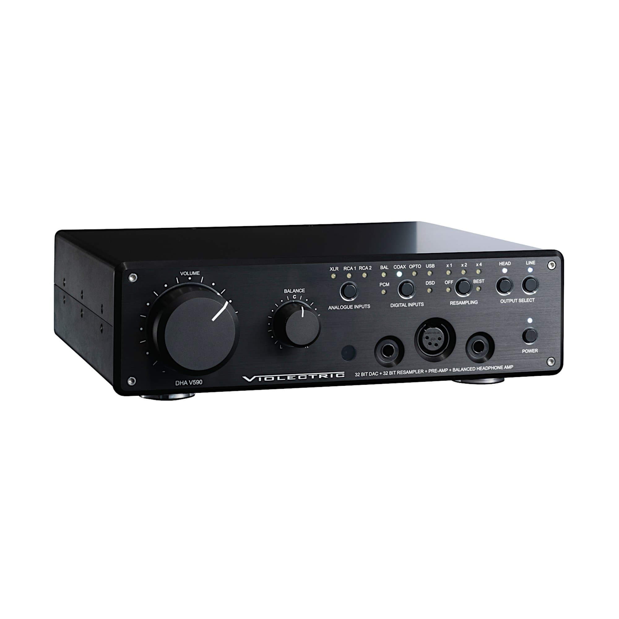 Violectric DHA V590 Balanced Headphone Amplifier & DAC - High Resolution Audio for Audiophiles - Perfect for Home Studio & Professional Listening Sessions