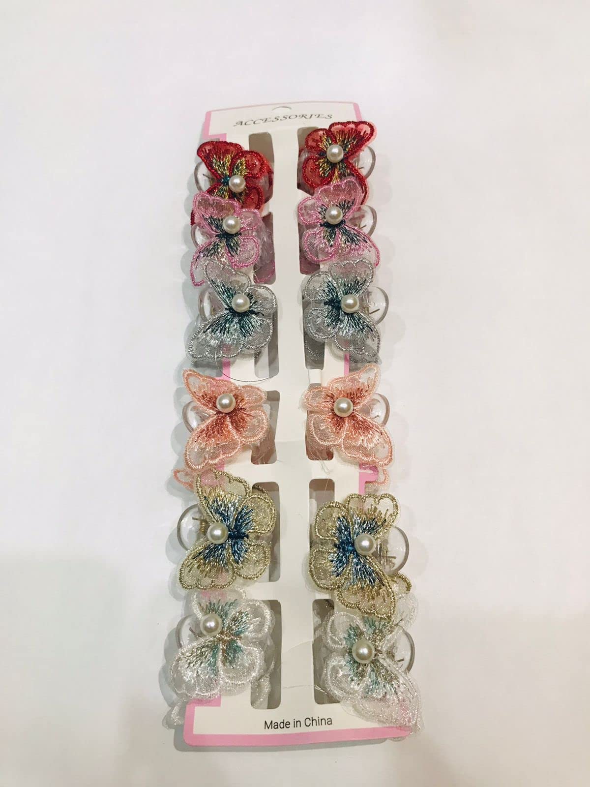 Stylish Butterfly Hair Clips for Women - Pack of 6 Elegant Hair Jewelry Accessories - Perfect for Parties, Weddings, and Everyday Fashion