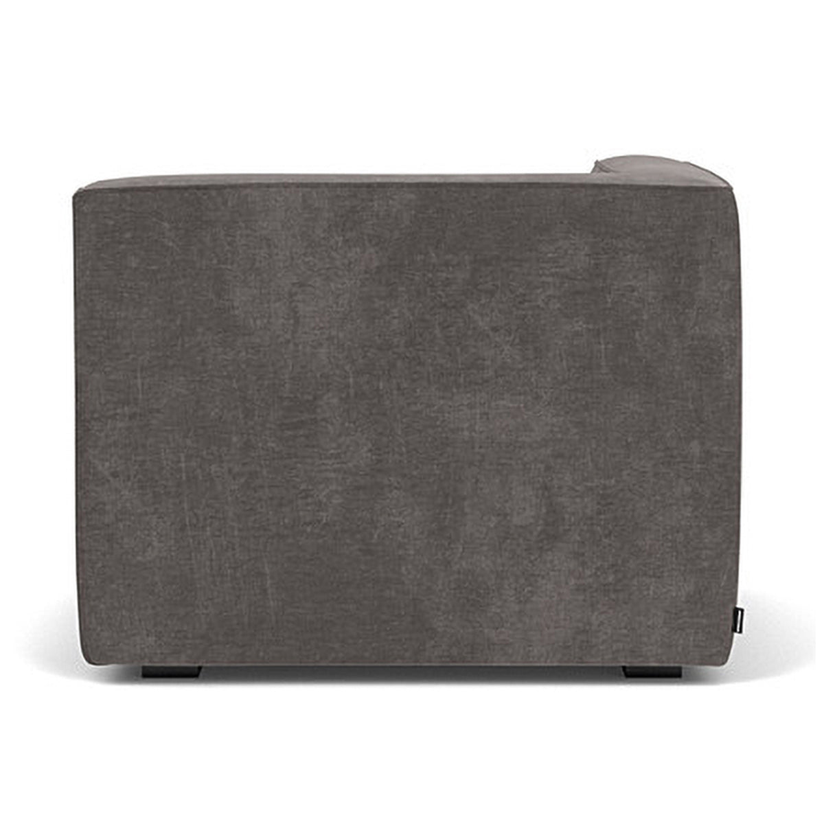 Modern Dane Fabric 1-Seater Left Corner Modular Sofa - Compact Sectional Couch for Small Living Rooms & Apartments
