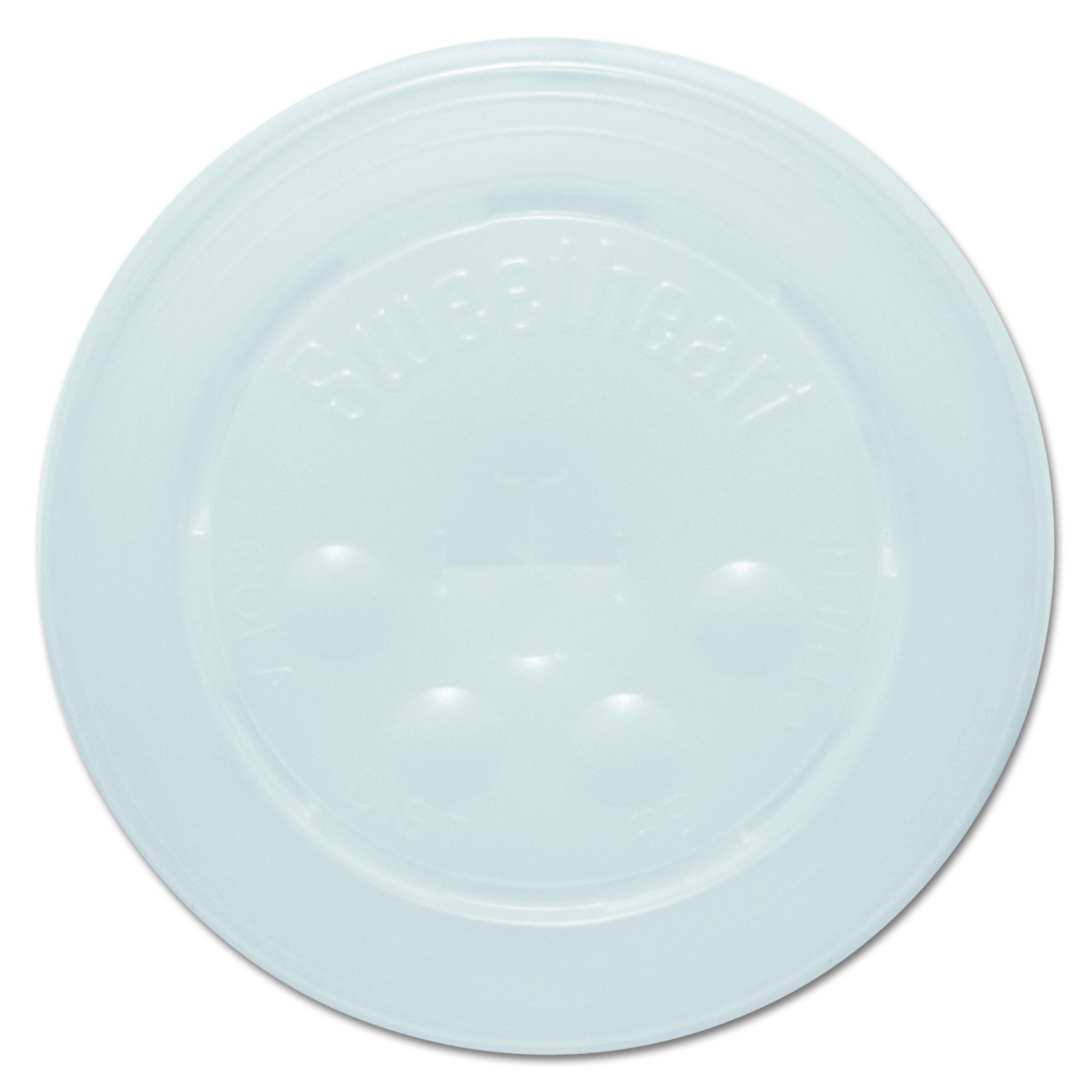 Solo L16BL-0100 Translucent Plastic Straw Slot Lids for 16oz Paper Cold Cups - Bulk Pack of 2000 - Perfect for Restaurants, Cafes & Fast Food Beverage Service