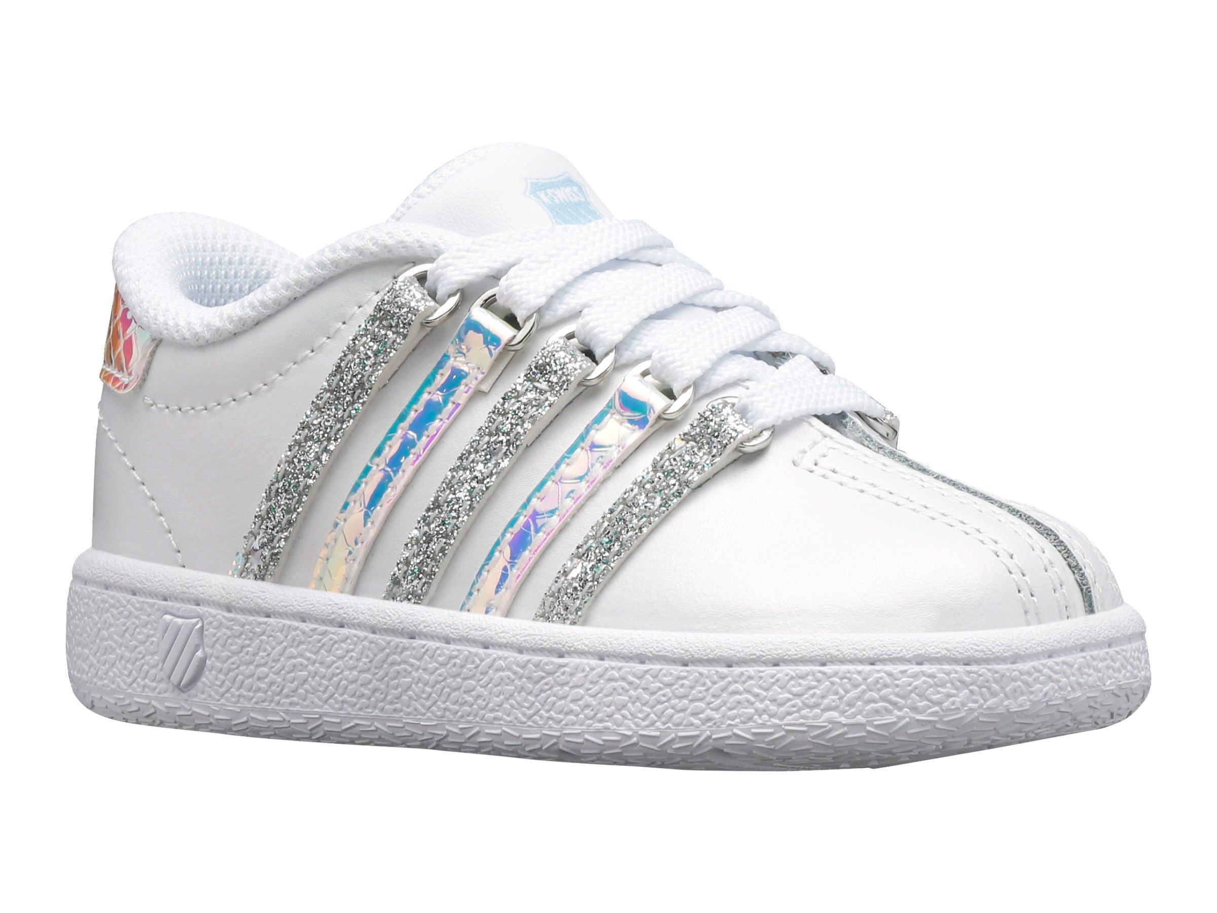 Classic VN Sneakers in White/Sparkling Mermaid - Comfortable & Stylish Women's Shoes for Casual Wear, Running, and Gym Workouts