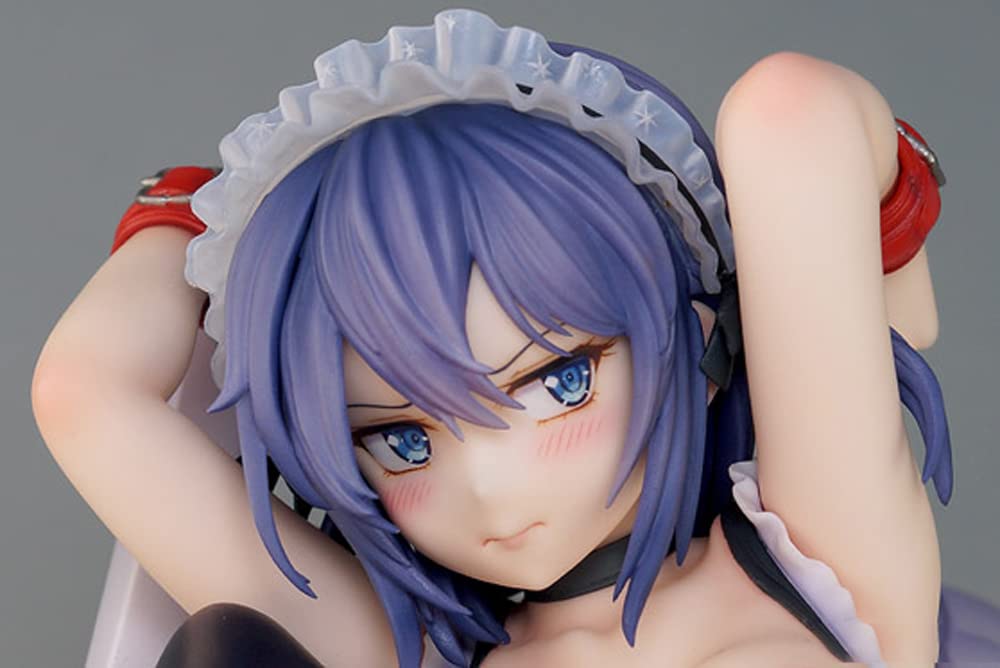 GOGOGK 1/6 Scale Kaede Hoshizuki Removable Clothes Anime Figure - Maid Version Collectible Statue Doll (8.6 Inch/22cm) for Anime Fans, Home Display & Gift Giving