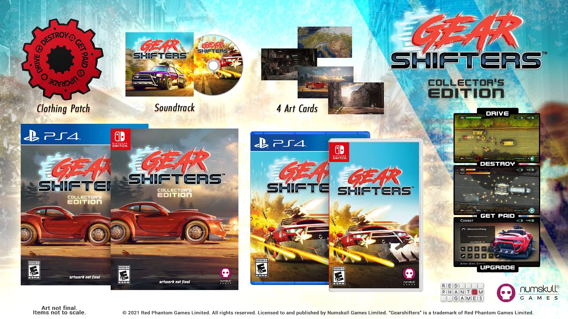 Gearshifters: Collector's Edition for Nintendo Switch - Limited Edition Racing Game for Switch Console - Perfect for Gaming Enthusiasts & Collectors