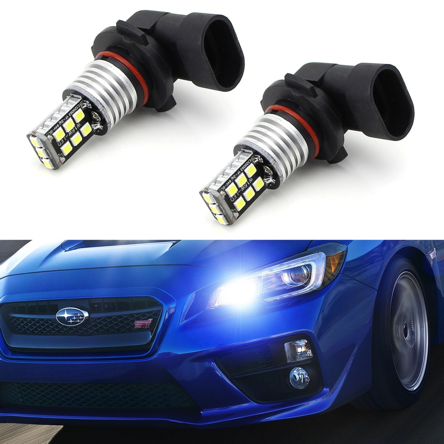 15 SMD LED High Beam Daytime Running Light Kit for Subaru Impreza WRX STI Legacy - Bright DRL Upgrade for Enhanced Visibility & Safety (Perfect for Night Driving & Foggy Conditions)